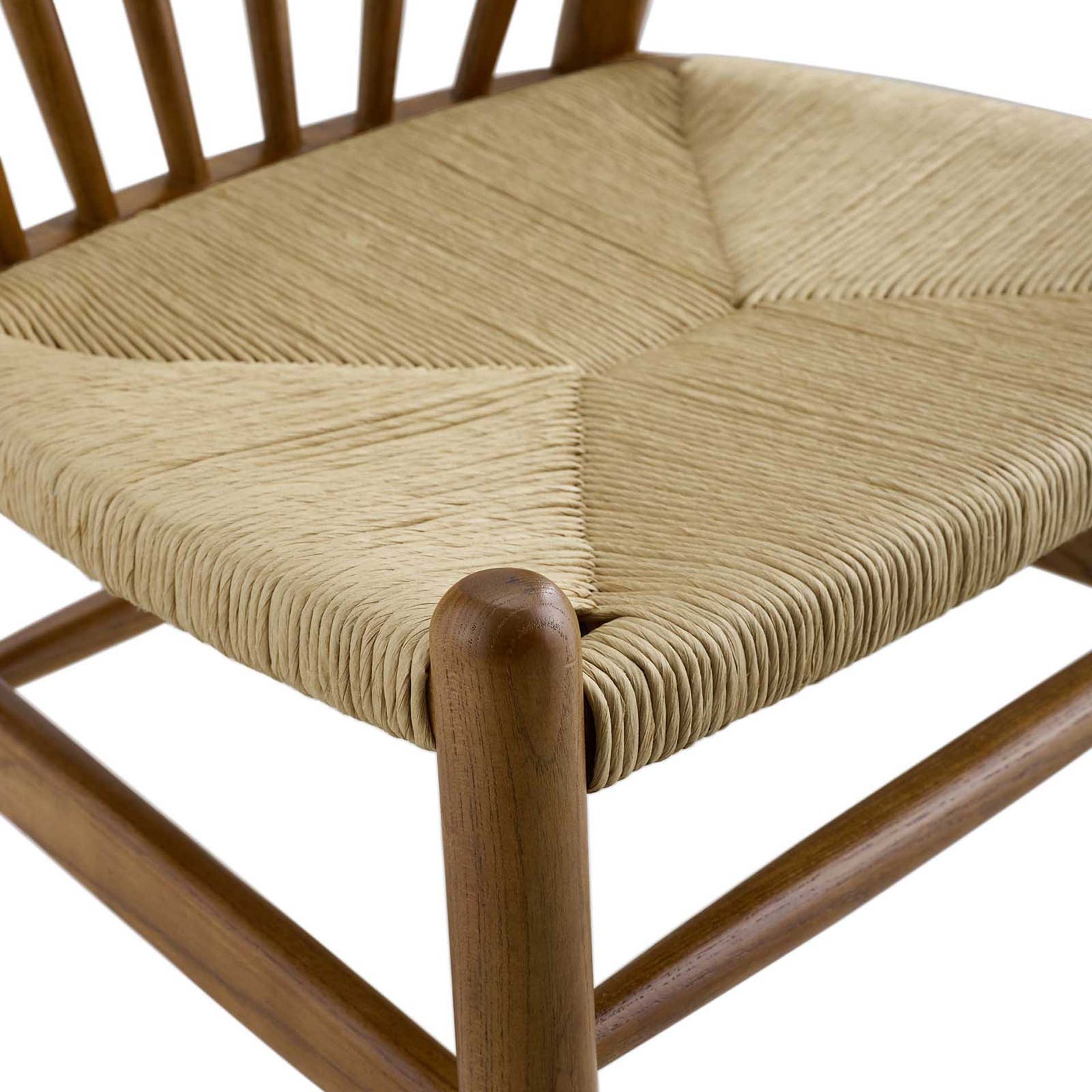 Foster Spindle Wood Side Chair Walnut