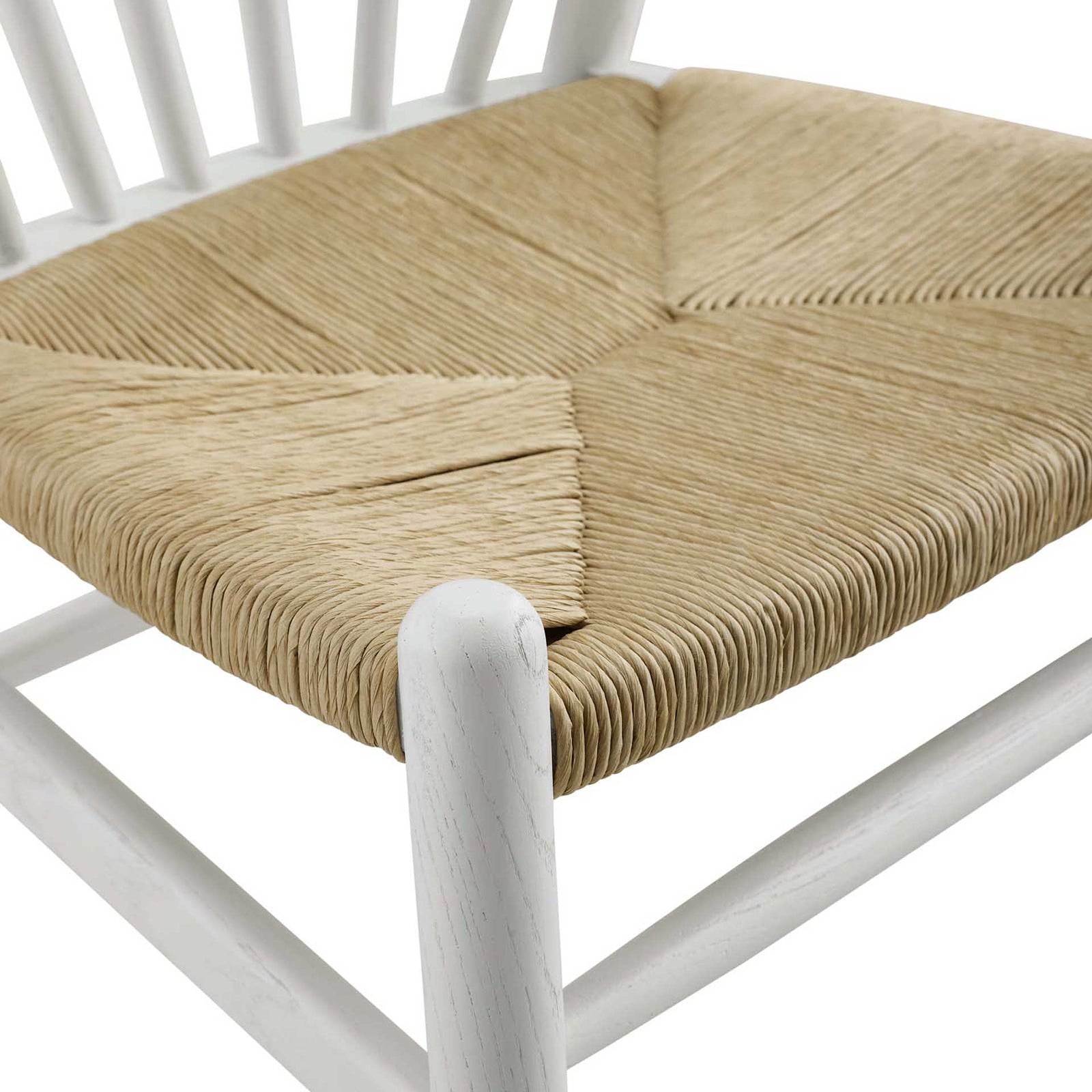 Foster Spindle Wood Side Chair White