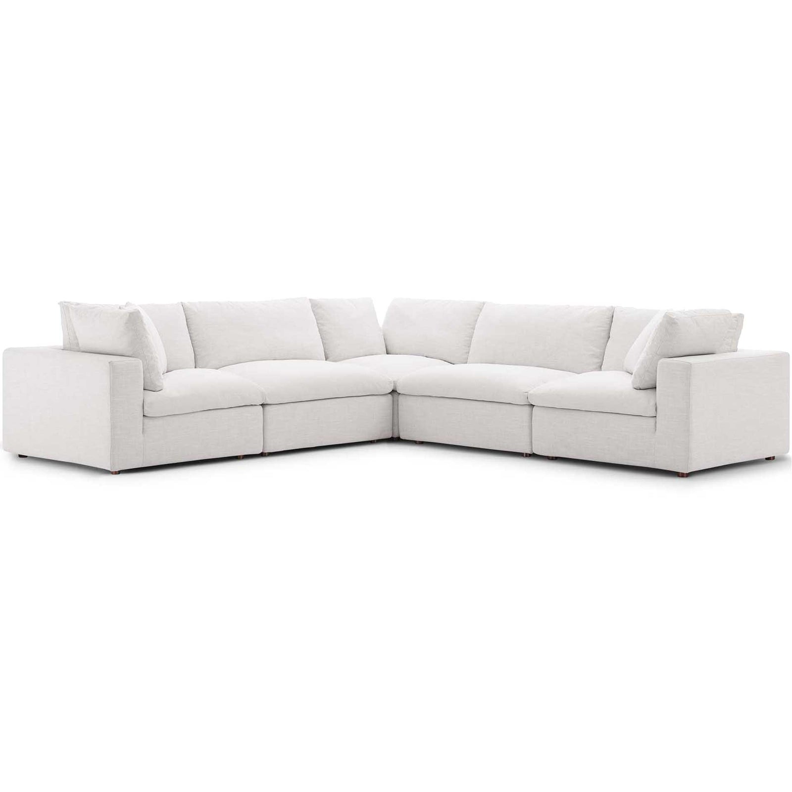 Carmen 5 Piece Modular Sectional Sofa Beige