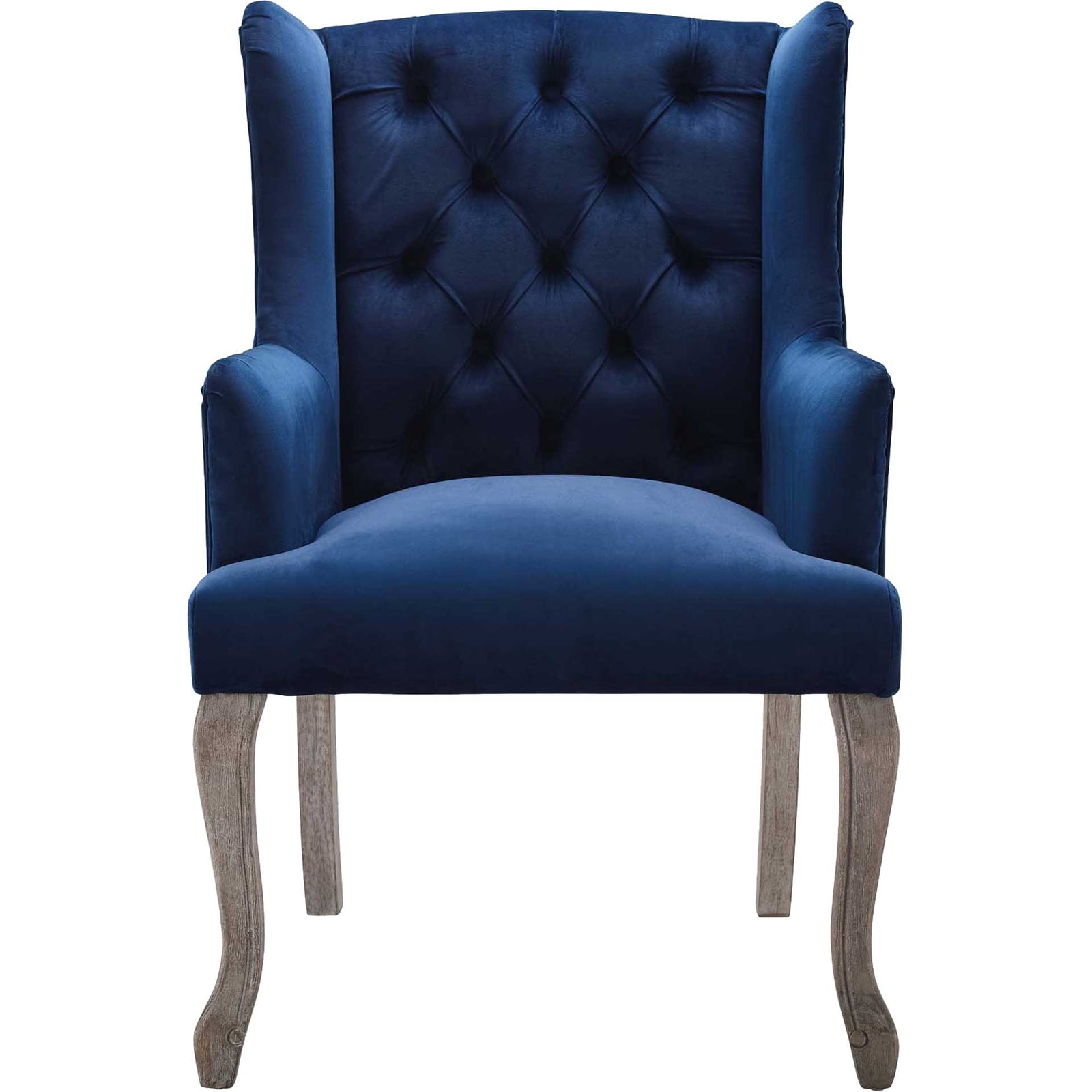 Remy Velvet Armchair Navy