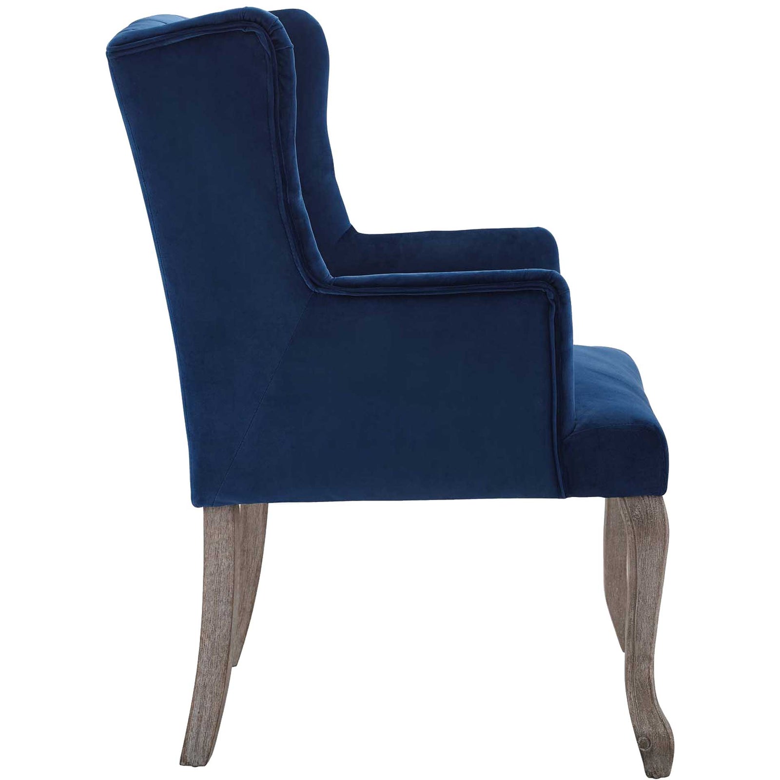 Remy Velvet Armchair Navy