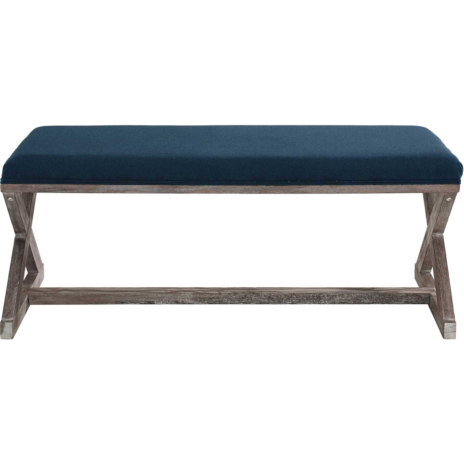 Park X-Brace Fabric Bench Navy