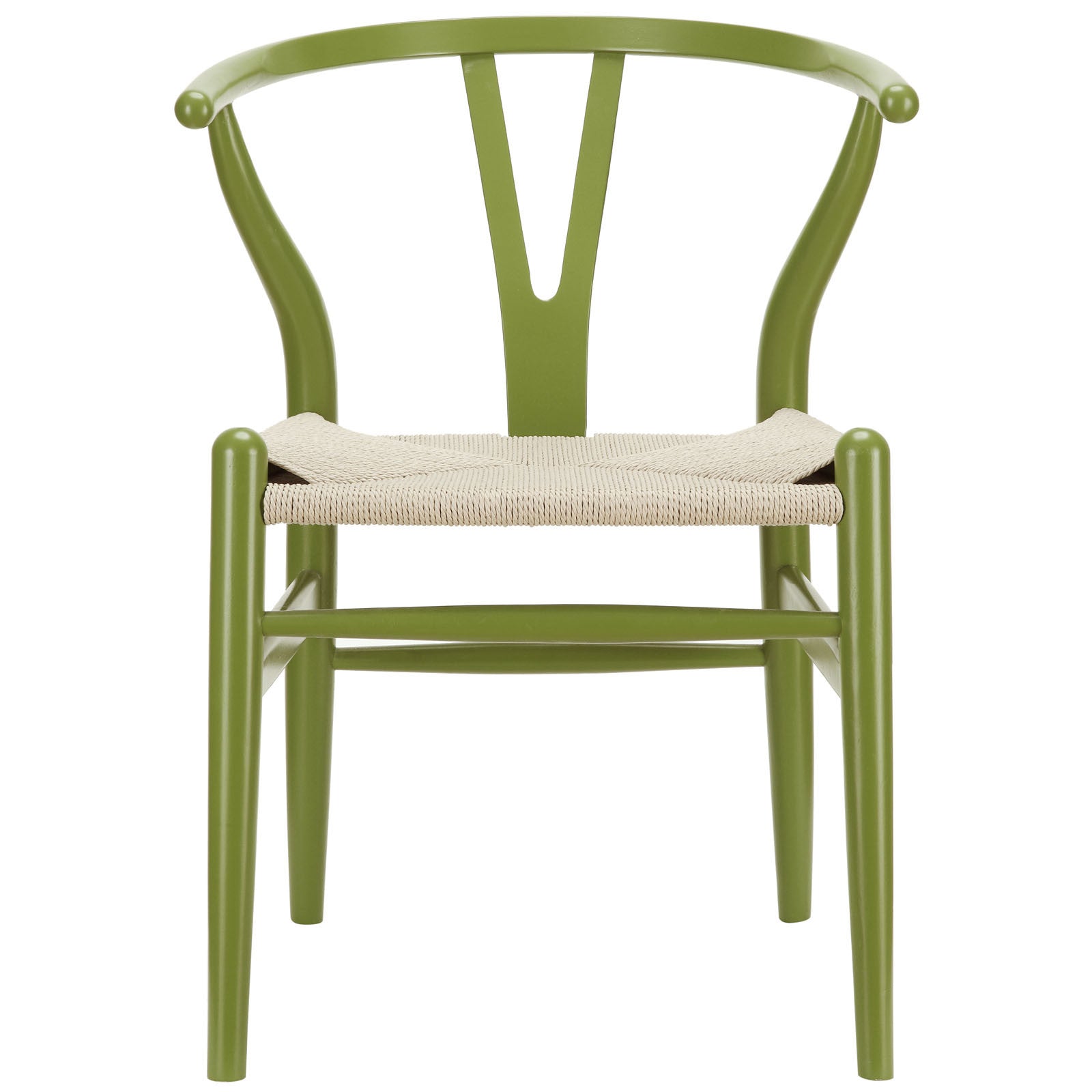 Amelot Wood Armchair Green