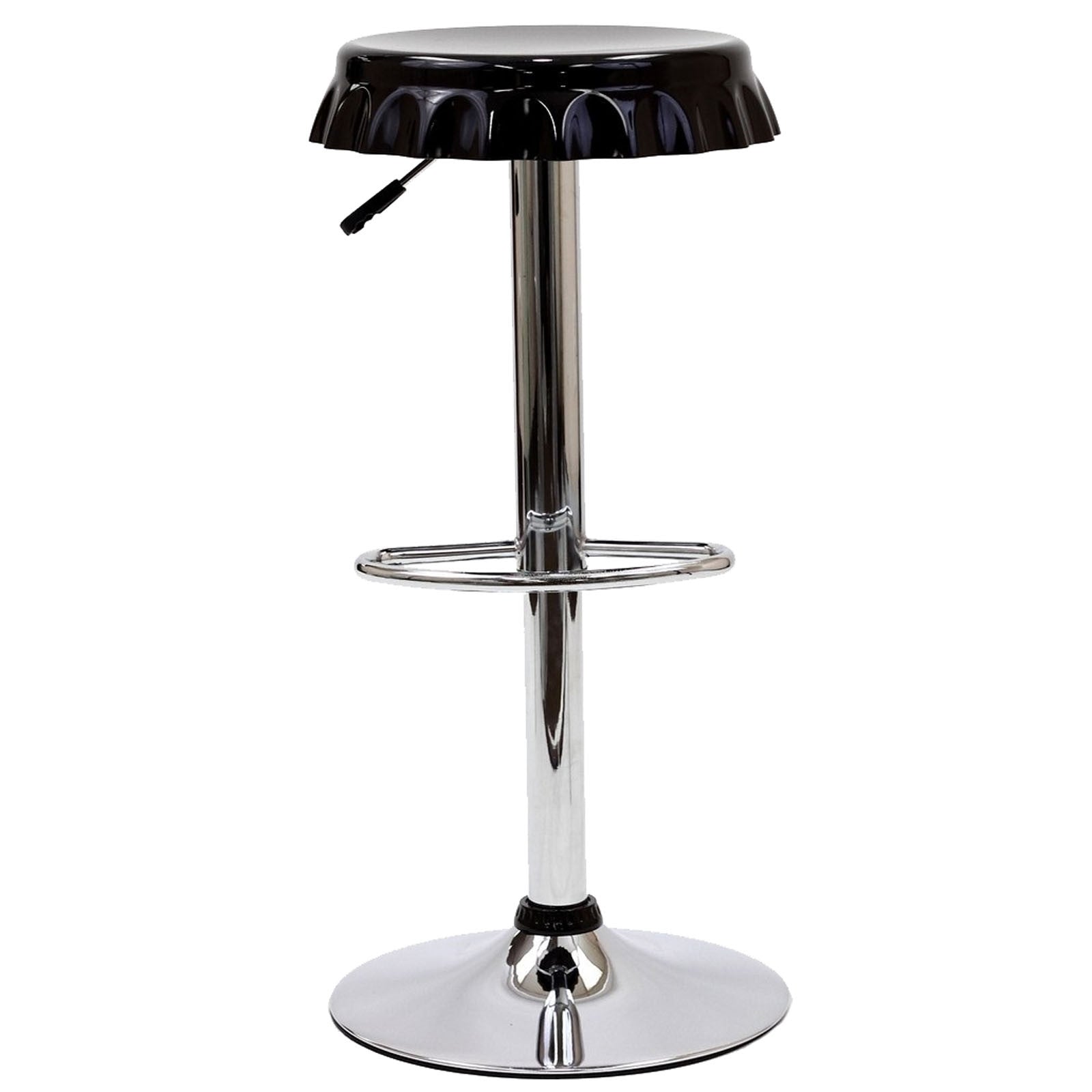 Cap Bar Stool Black