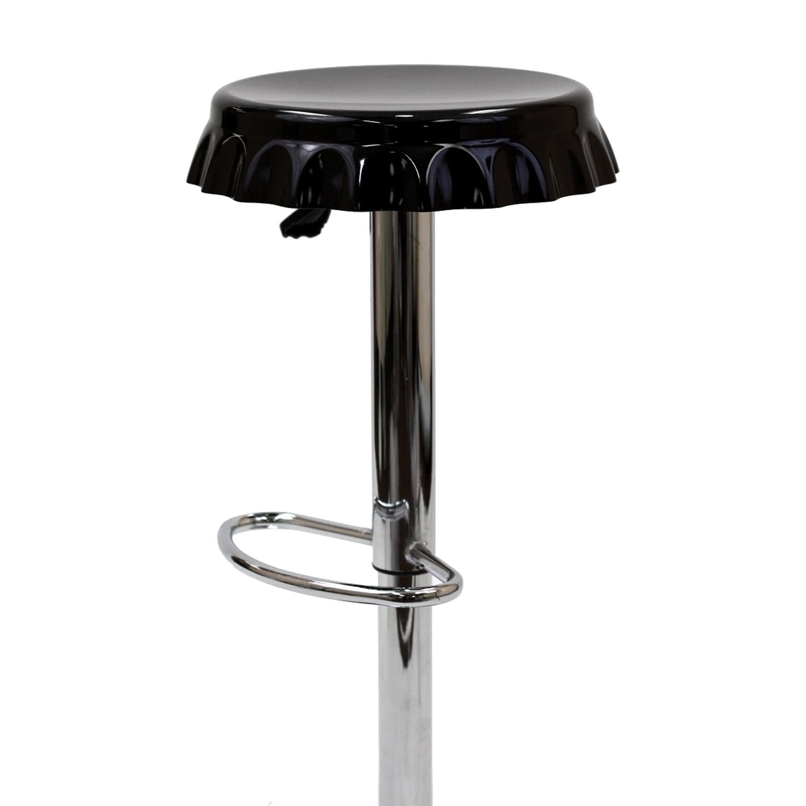 Cap Bar Stool Black