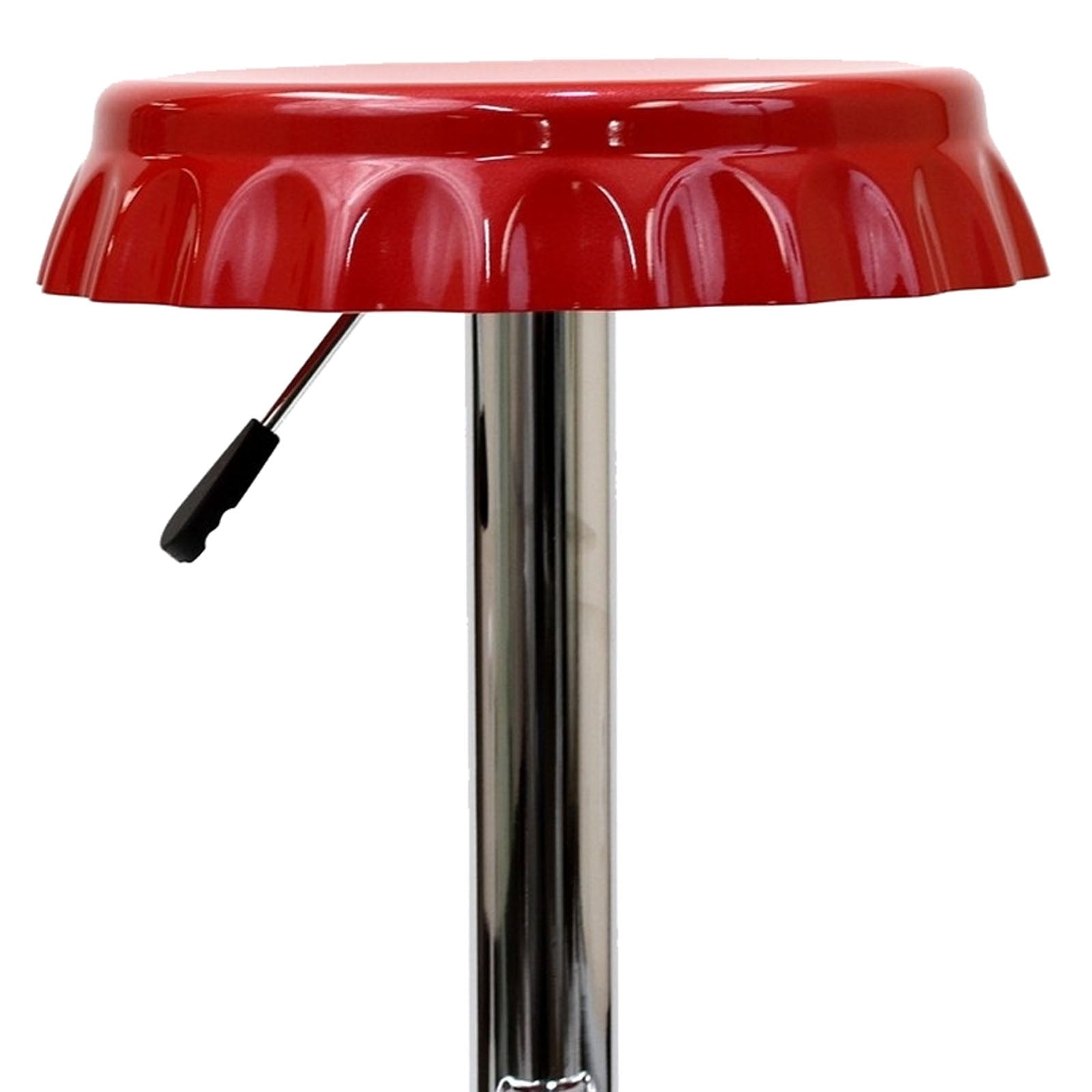 Cap Bar Stool Red