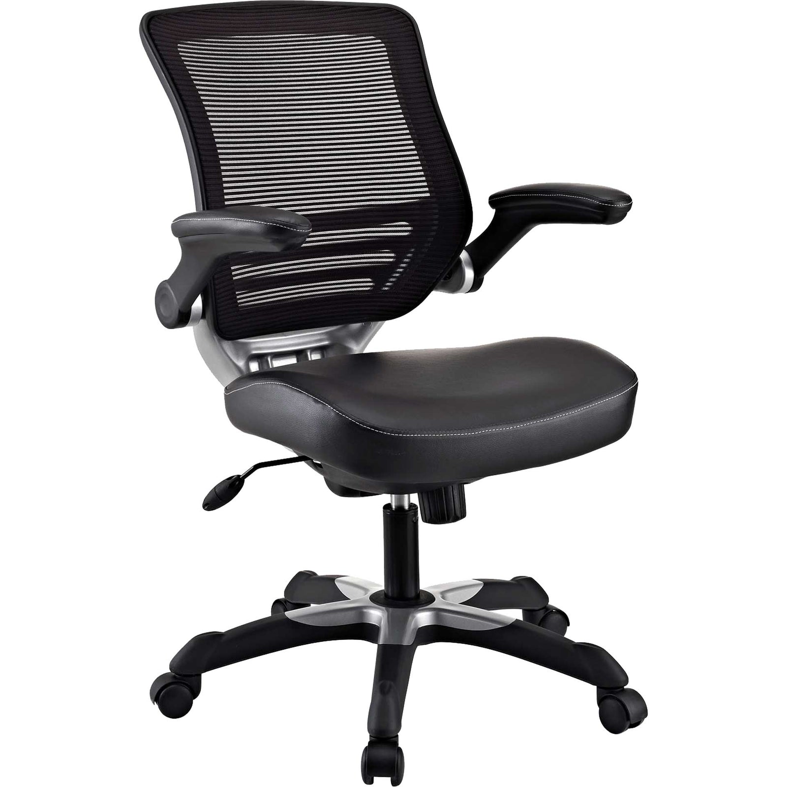Eloise Vinyl Office Chair Black