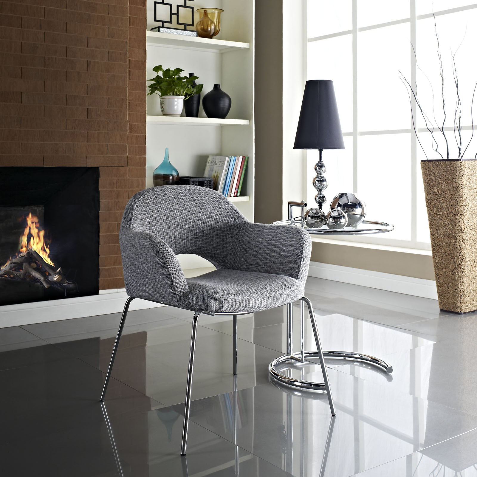 Corsica Armchair Light Gray