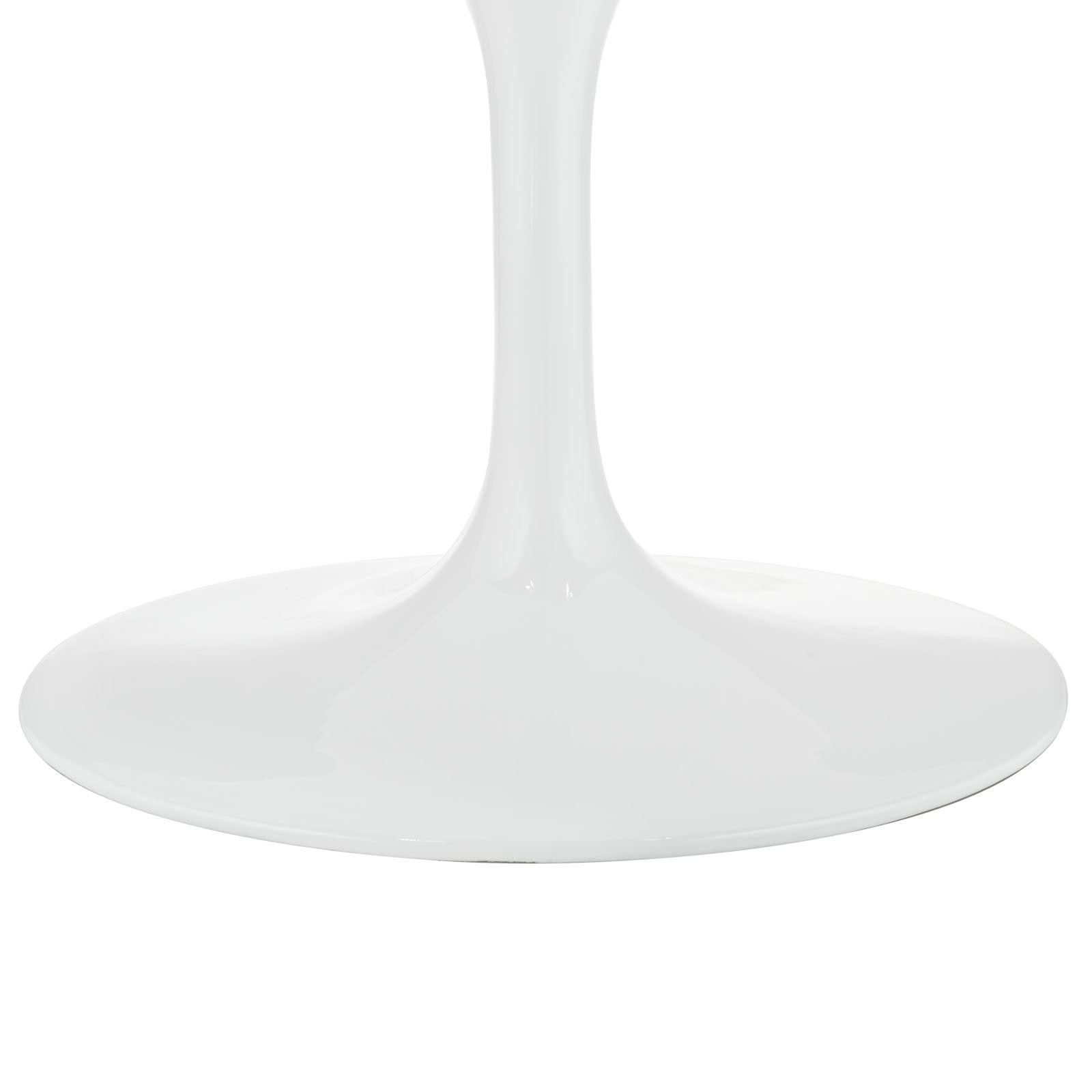 Lore 78" Fiberglass Dining Table White