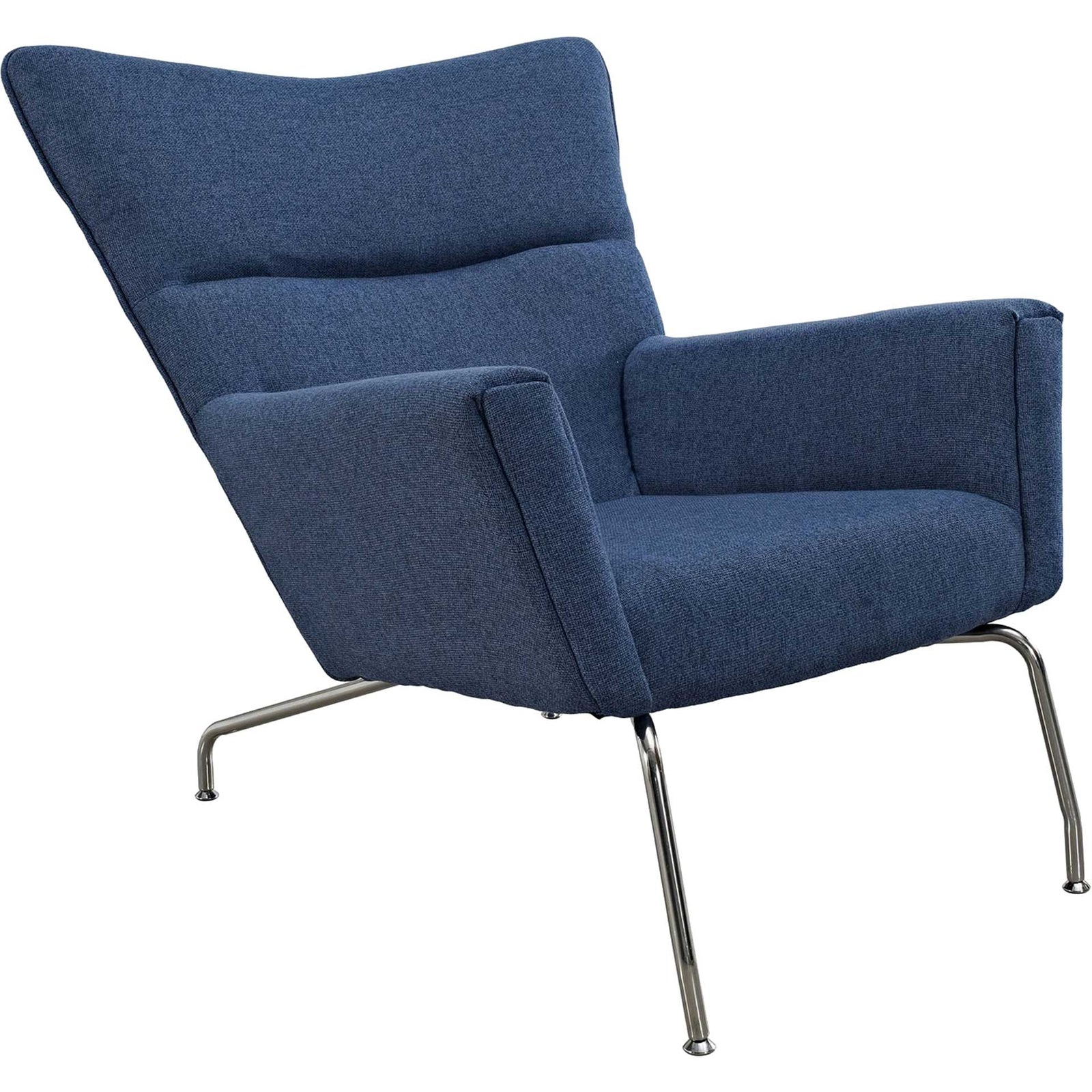 Clarell Lounge Chair Blue Tweed