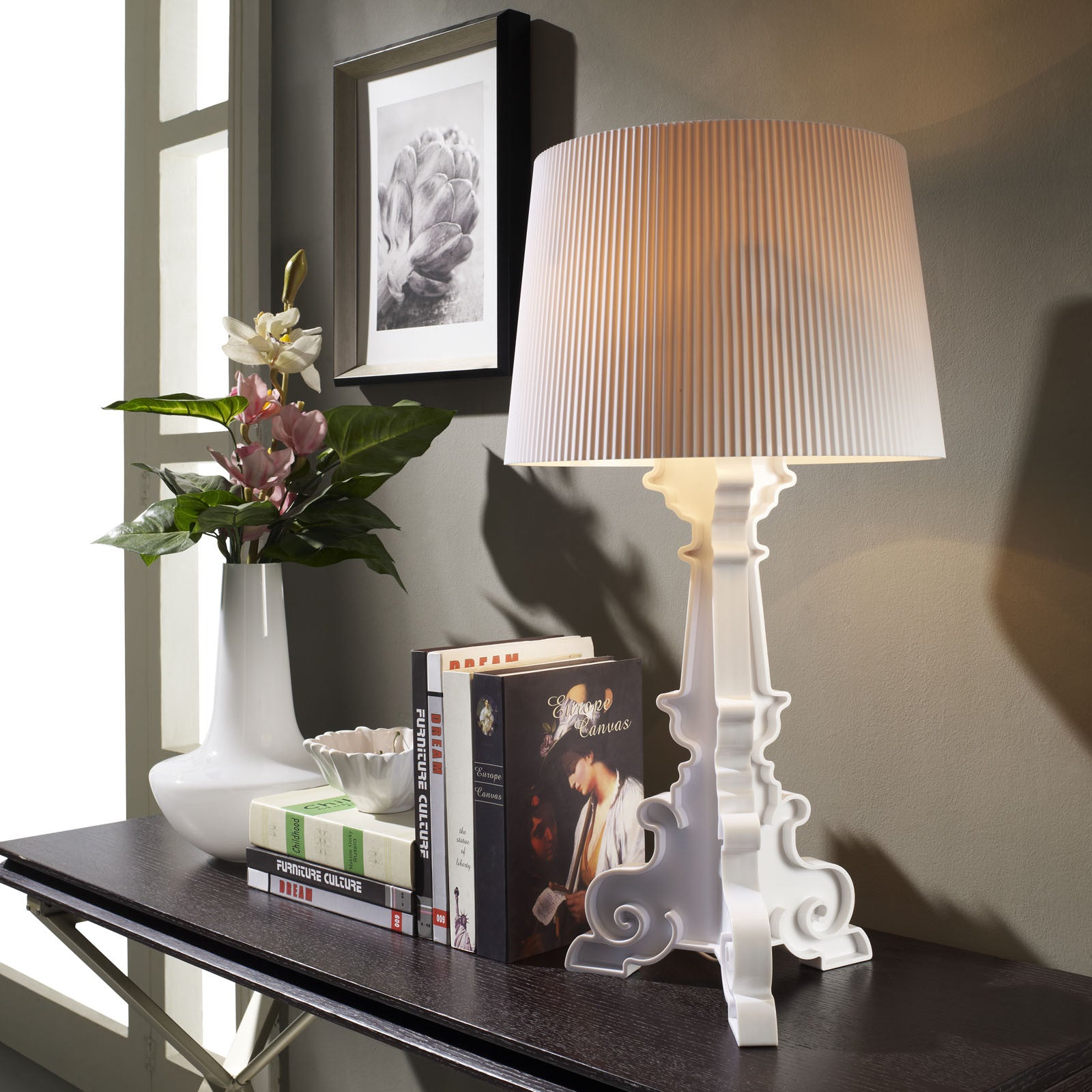 Franc Grand Table Lamp White
