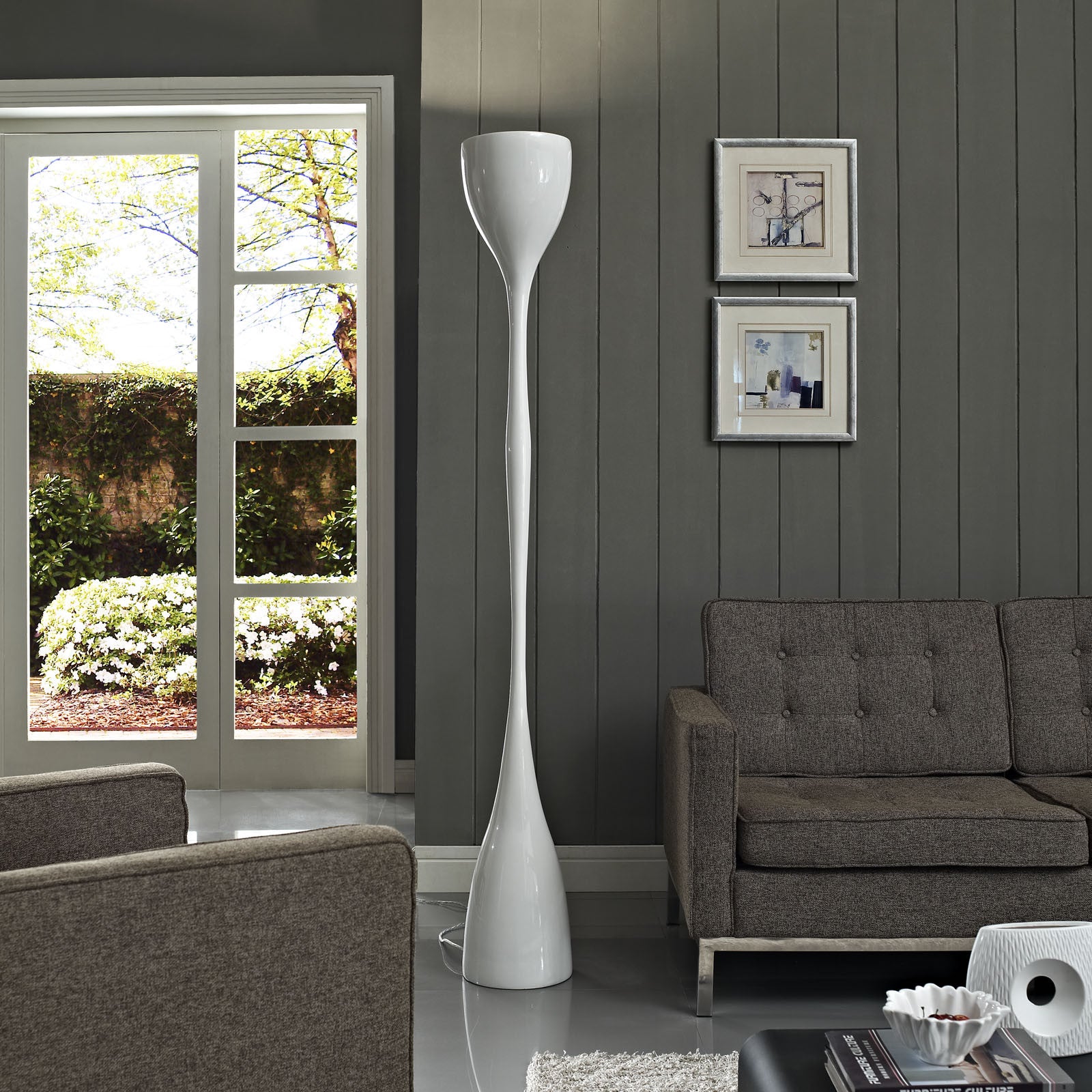 Pisces Floor Lamp White