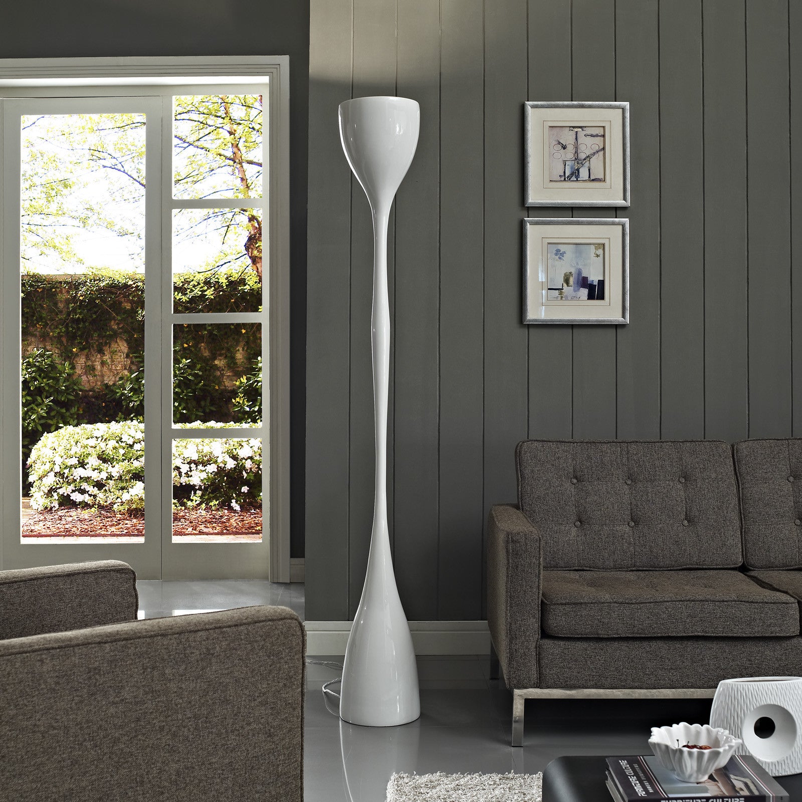 Pisces Floor Lamp White
