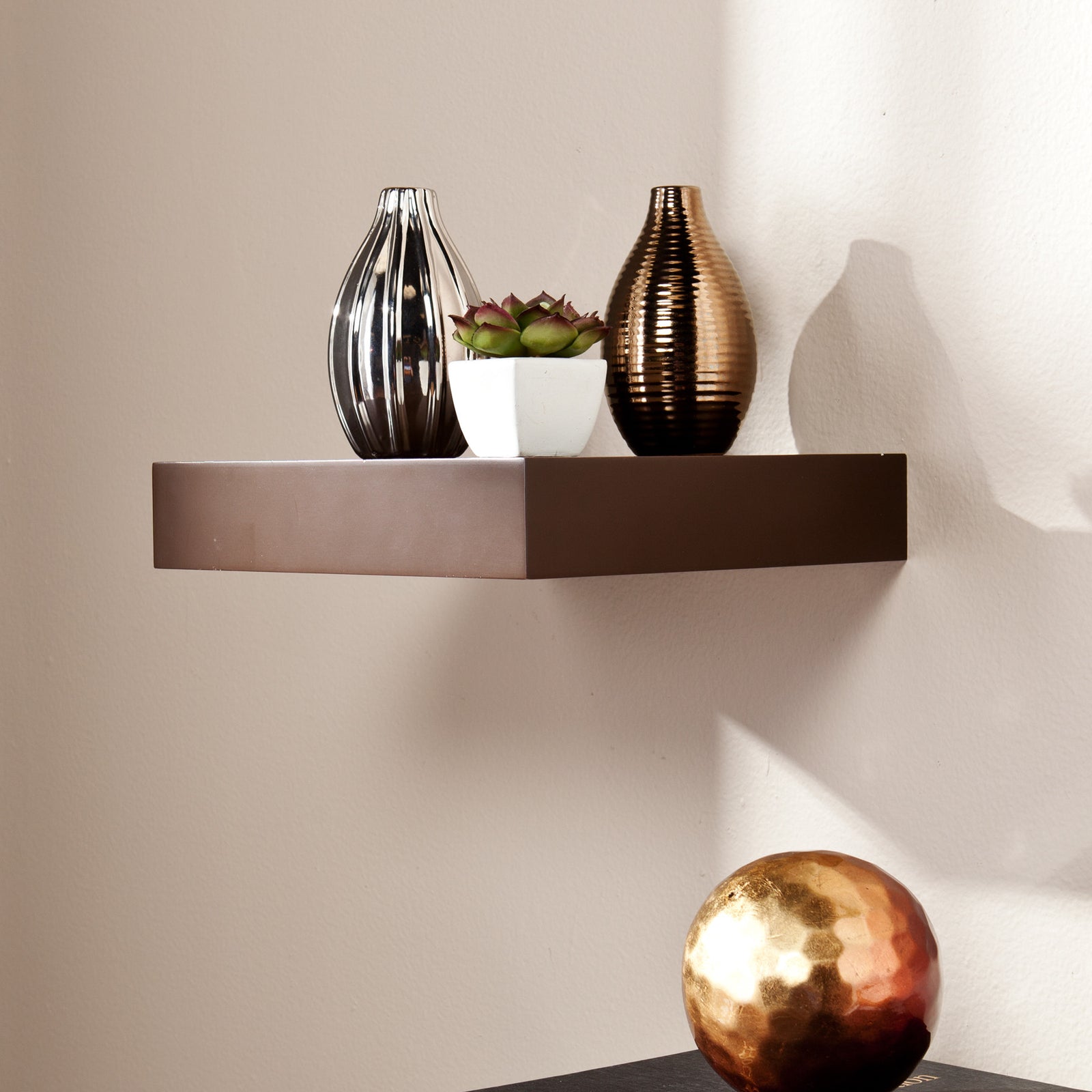 Cannes Floating Shelf Chocolate