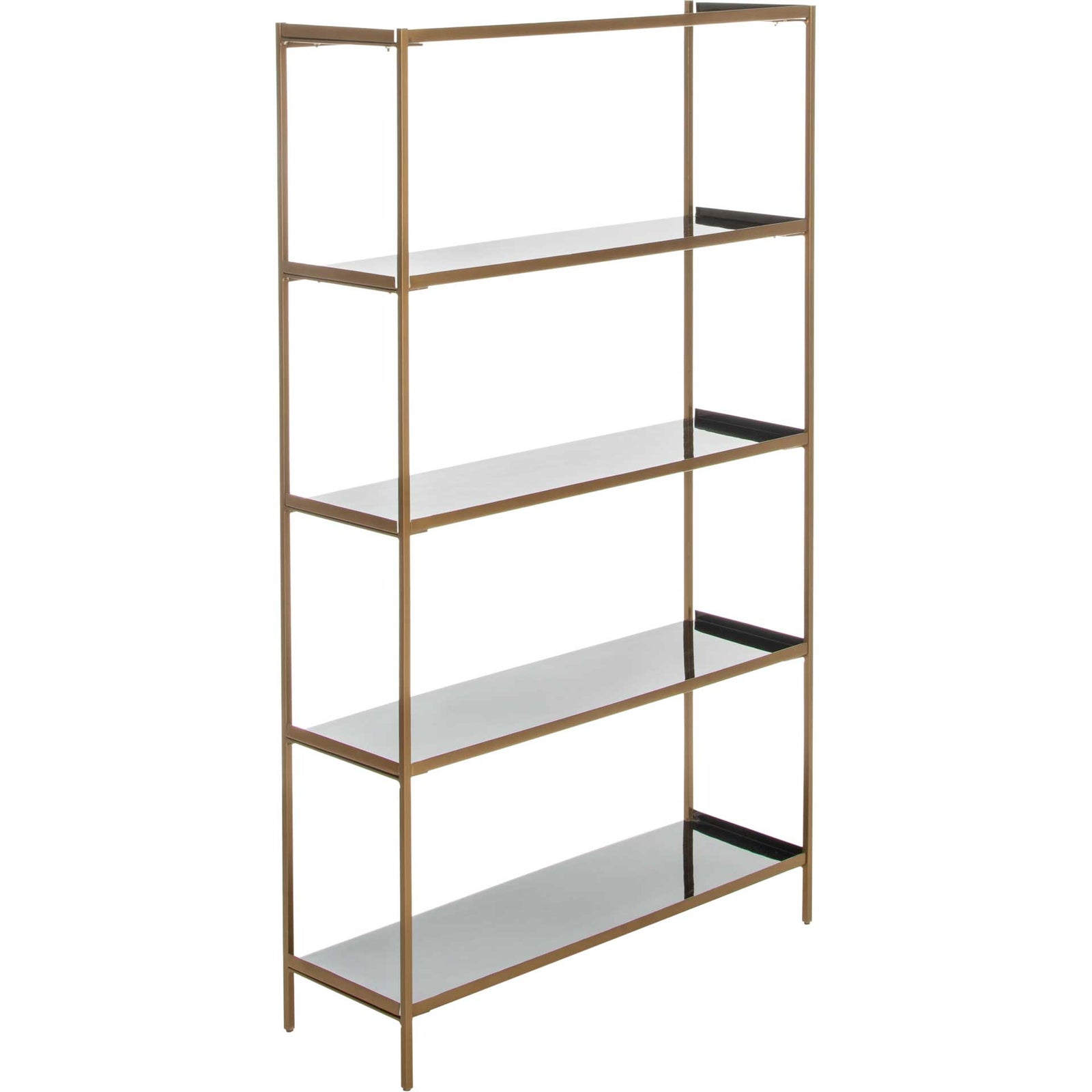 Judson 5 Tier Etagere Black/Brass