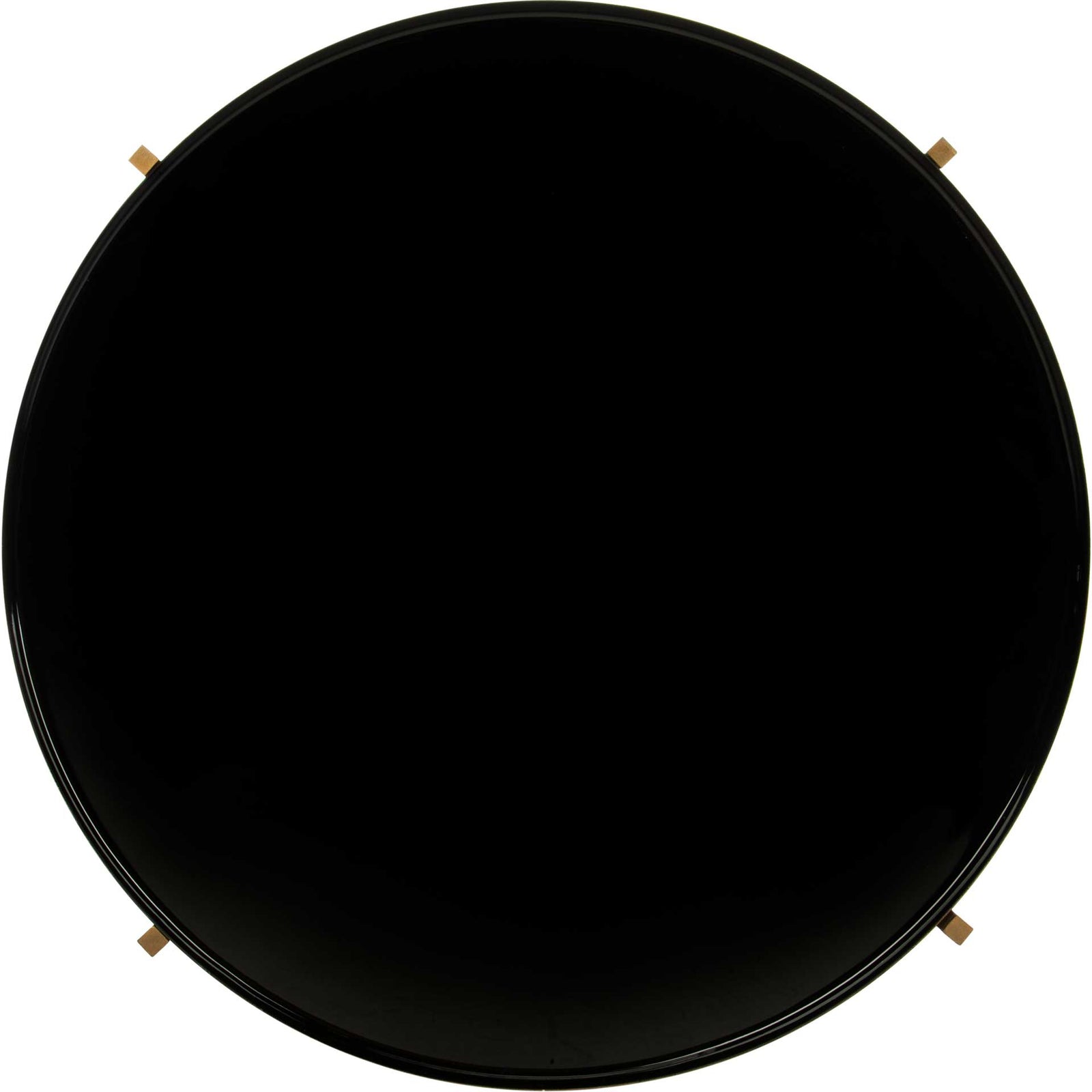 Tiana Round 5 Tier Etagere Black/Brass