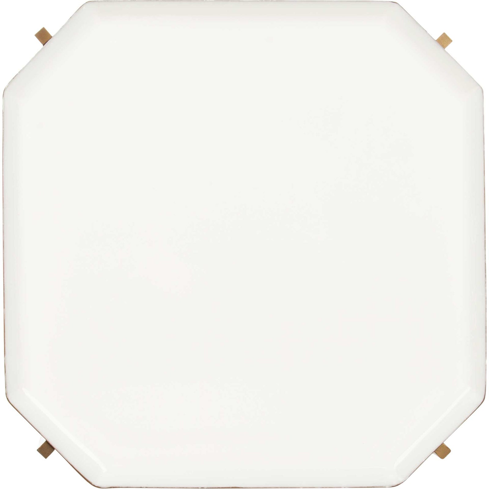 Sybella 5 Tier Etagere White/Brass