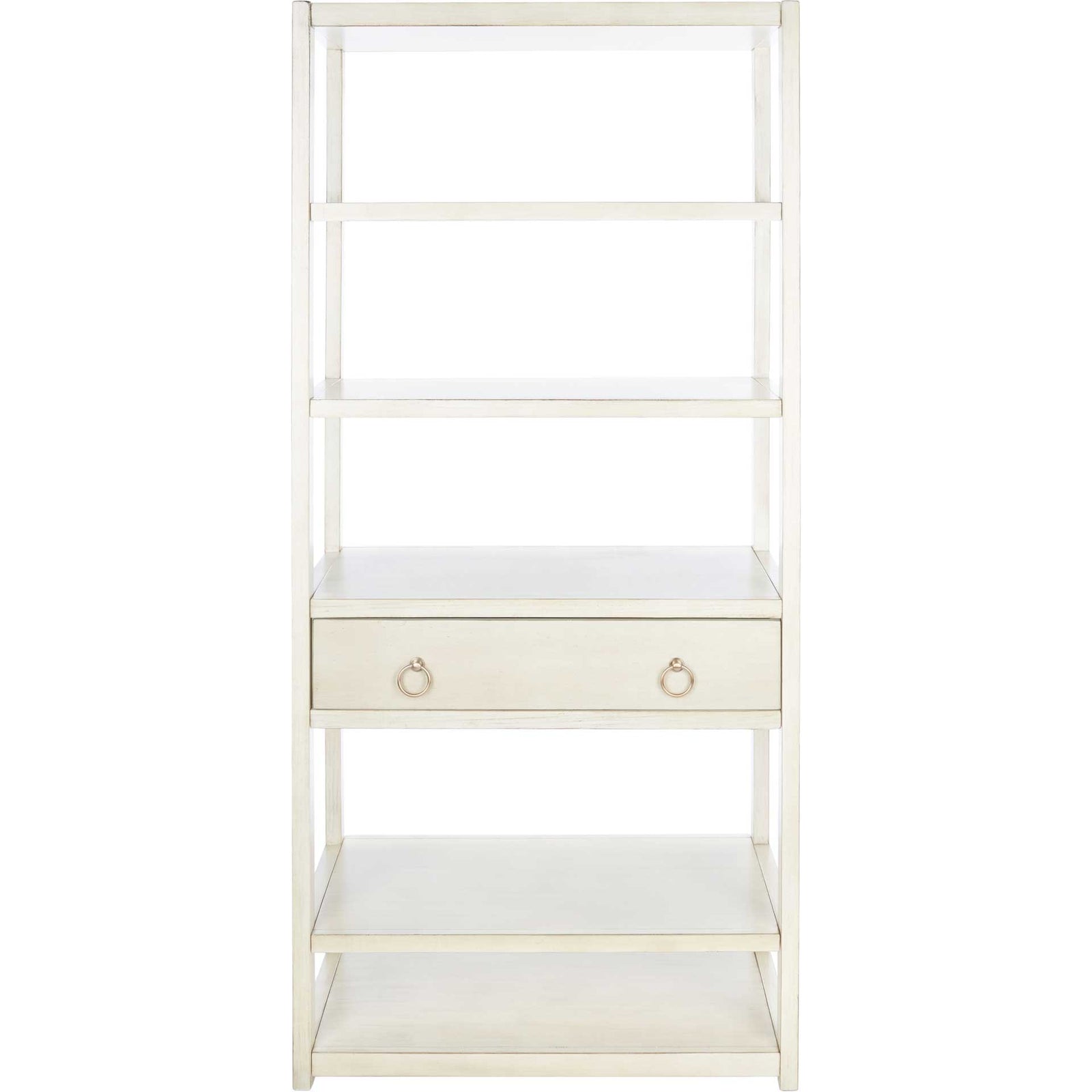 Joel 1 Drawer 5 Shelf Etagere Antique White