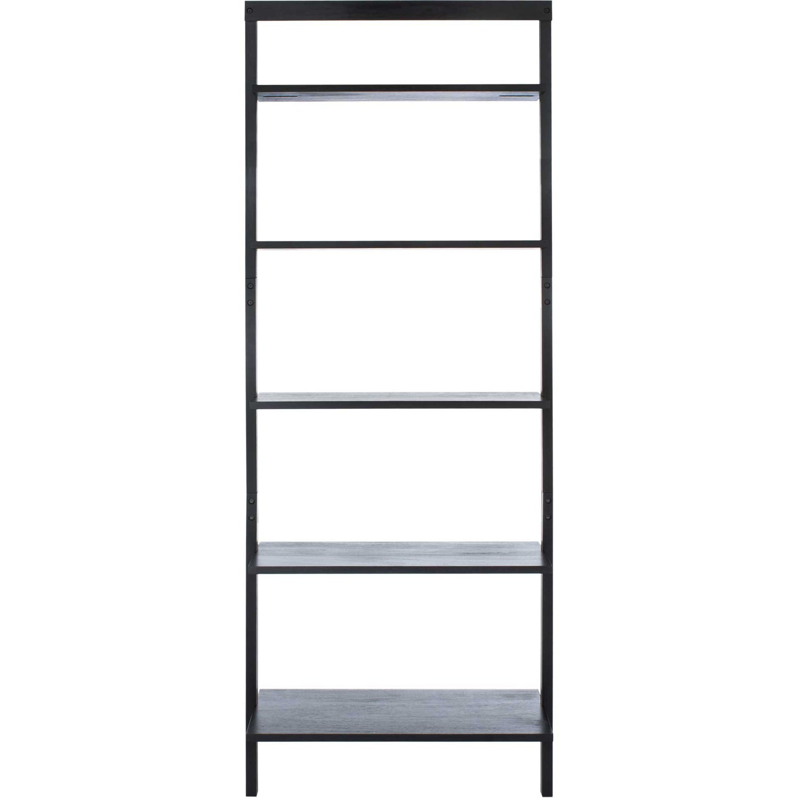 Cuallea 5 Tier Leaning Etagere Black
