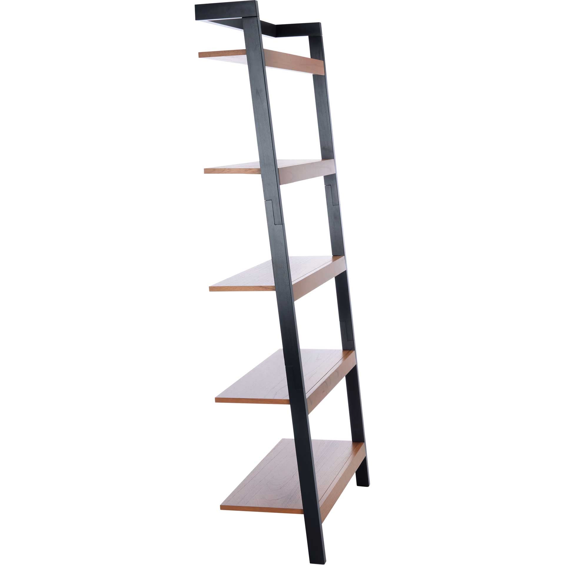 Belami 5 Tier Leaning Etagere Natural/Charcoal