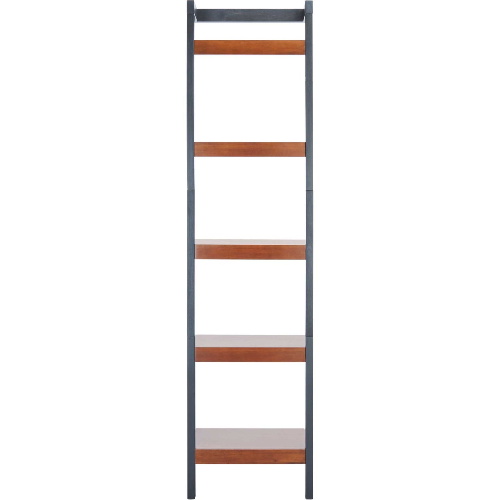 Yara 5 Tier Leaning Etagere Honey Brown/Charcoal
