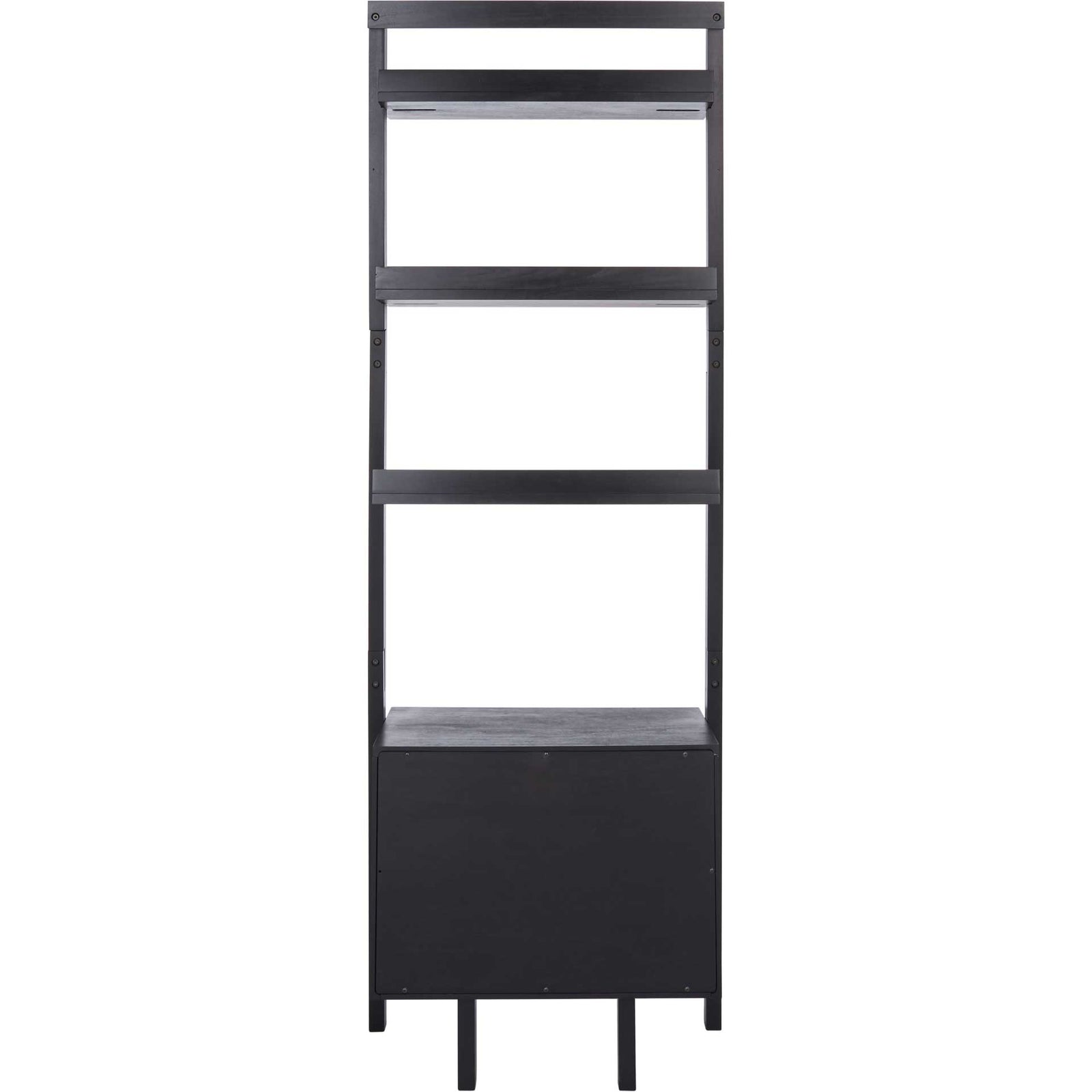Landria 3 Shelf 1 Door Etagere Black