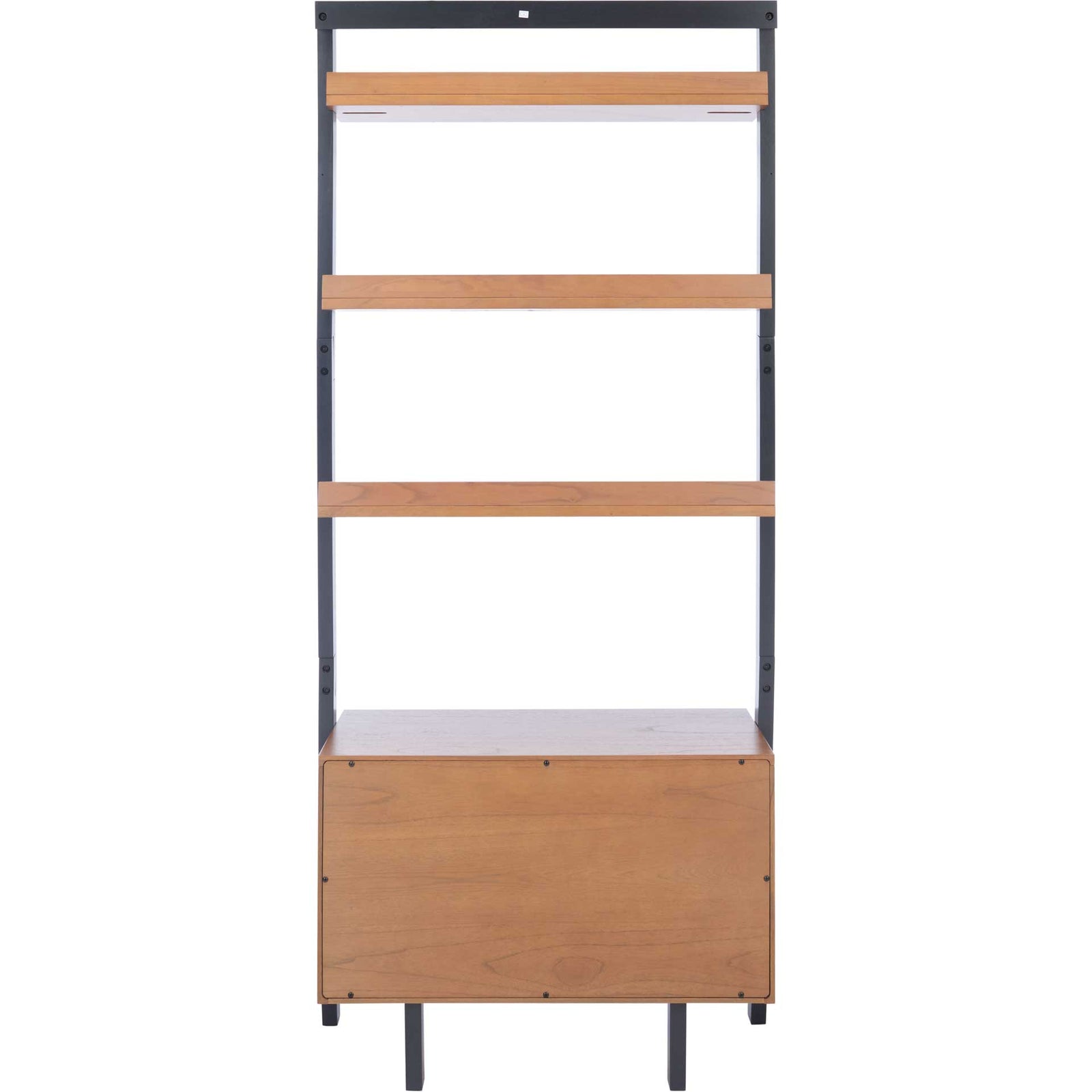 Vladan 3 Shelf 1 Door Etagere Natural/Charcoal