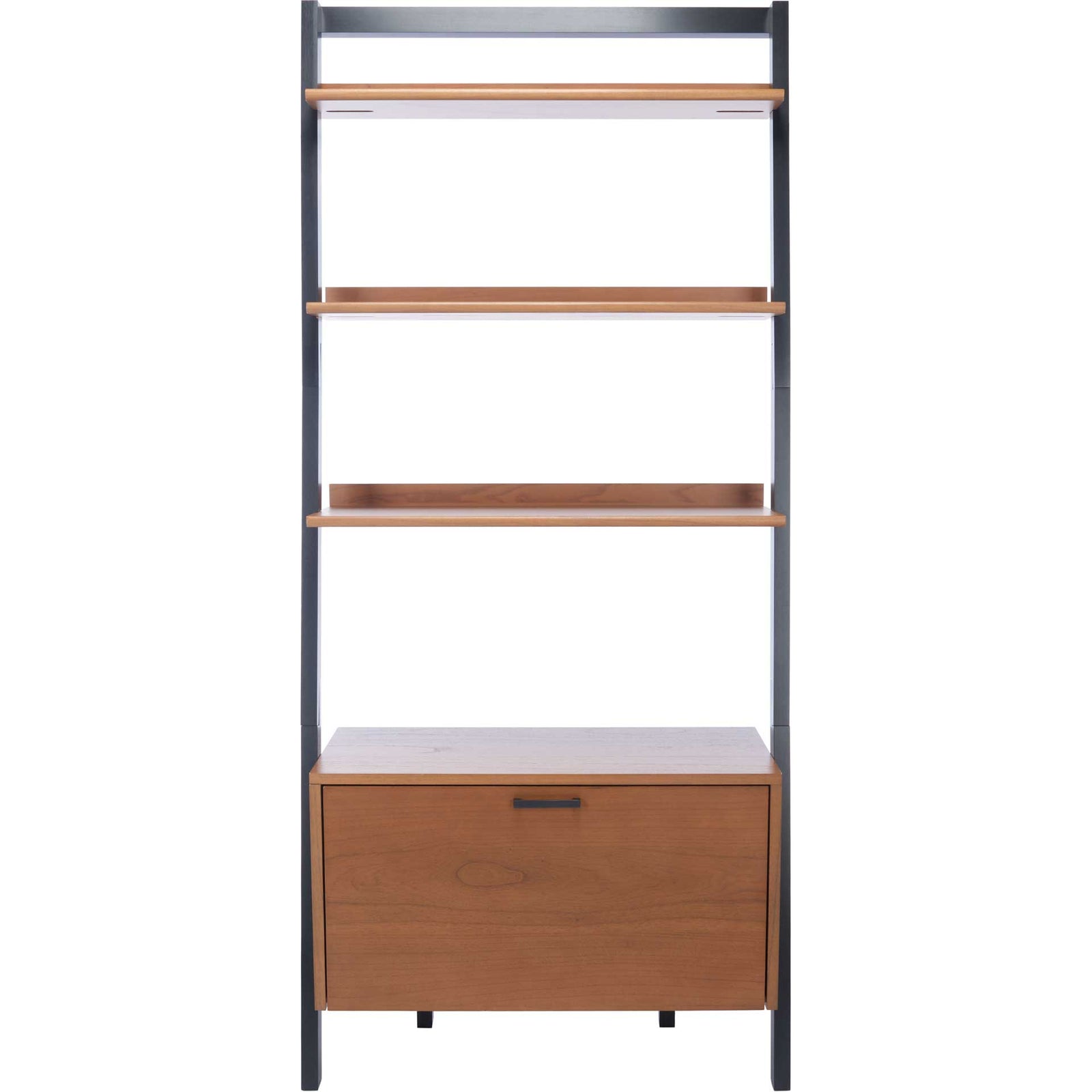 Vladan 3 Shelf 1 Door Etagere Natural/Charcoal