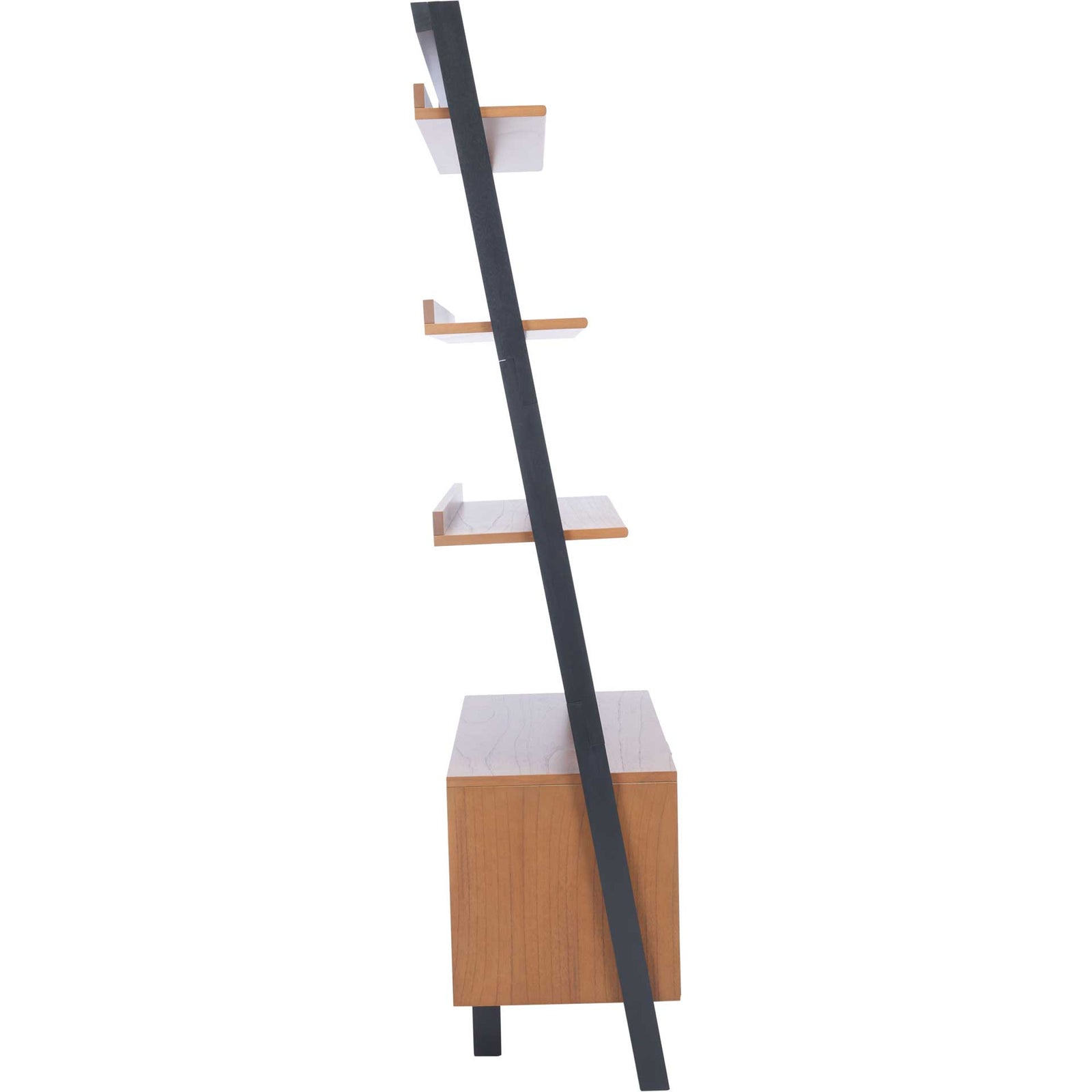 Vladan 3 Shelf 1 Door Etagere Natural/Charcoal