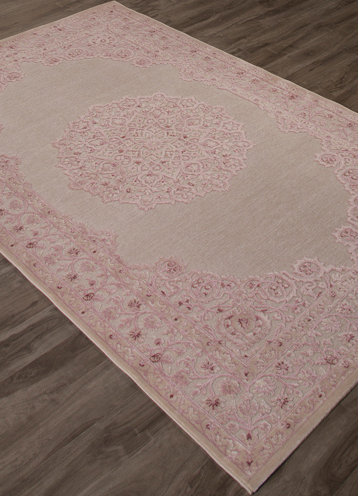 Fables Malo Ivory/Pink Area Rug