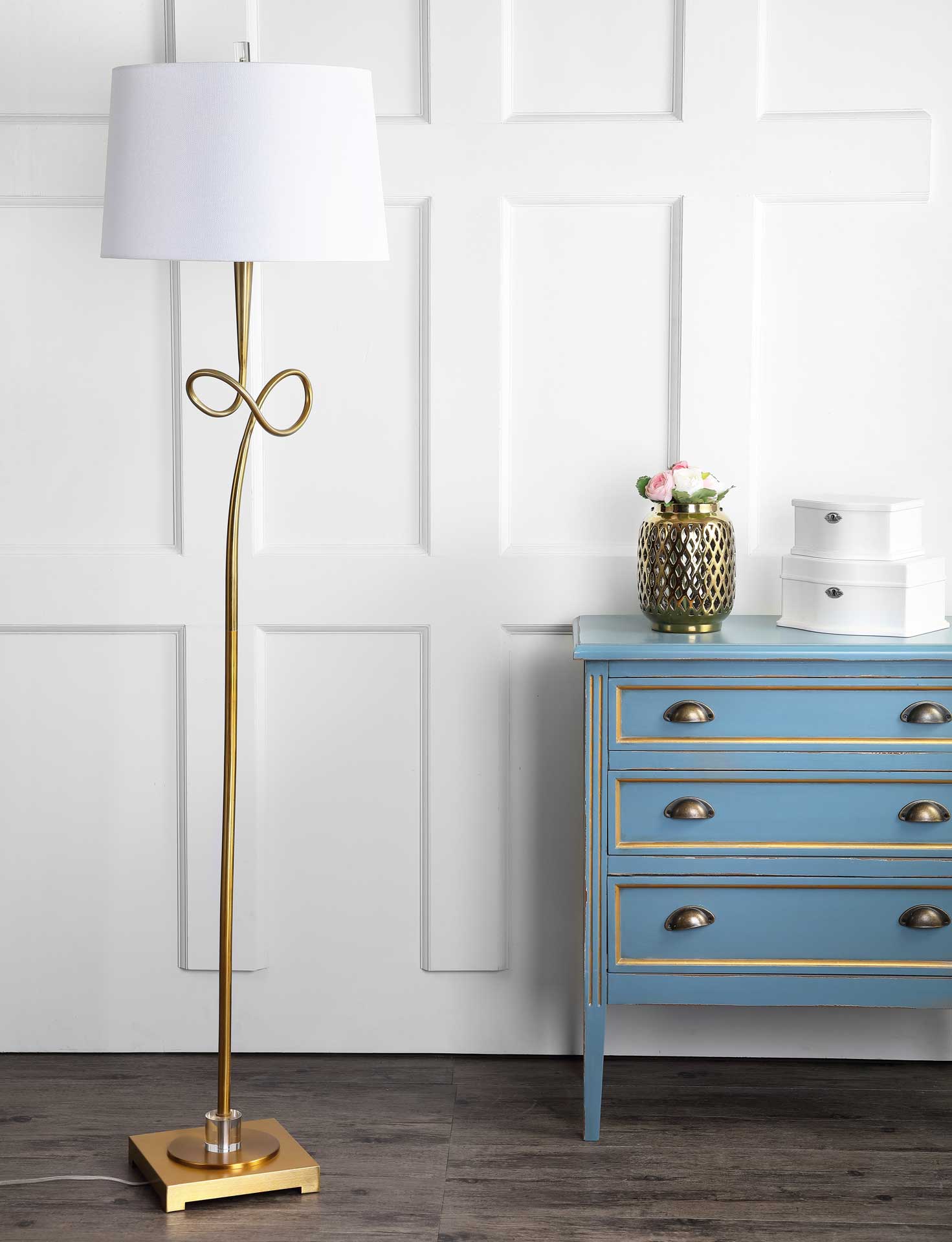 Linda Floor Lamp Gold