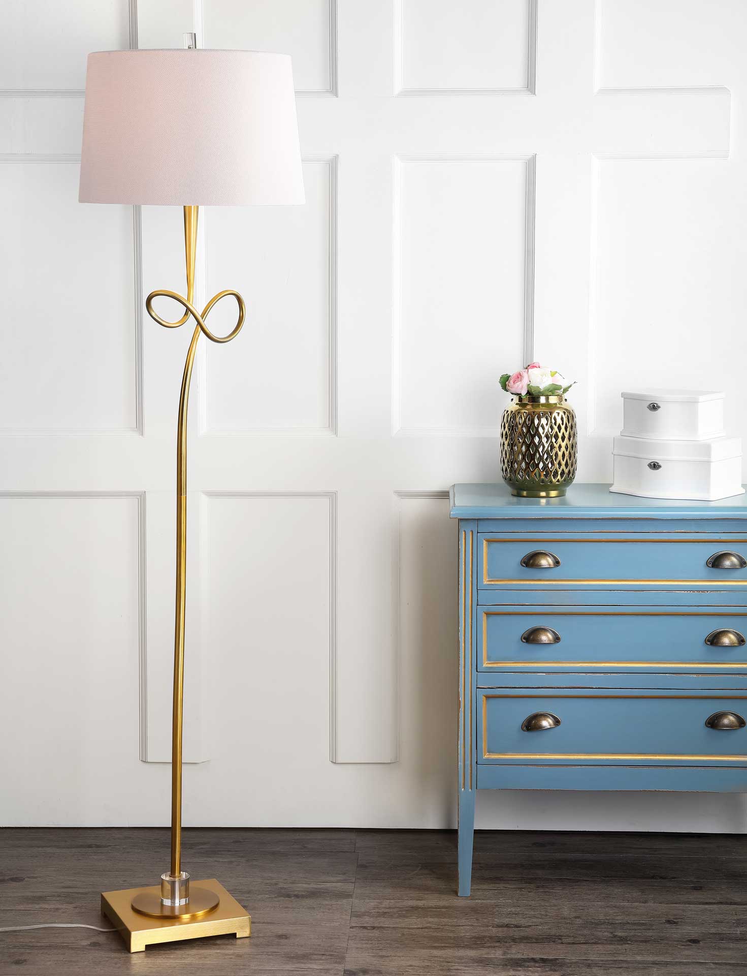 Linda Floor Lamp Gold