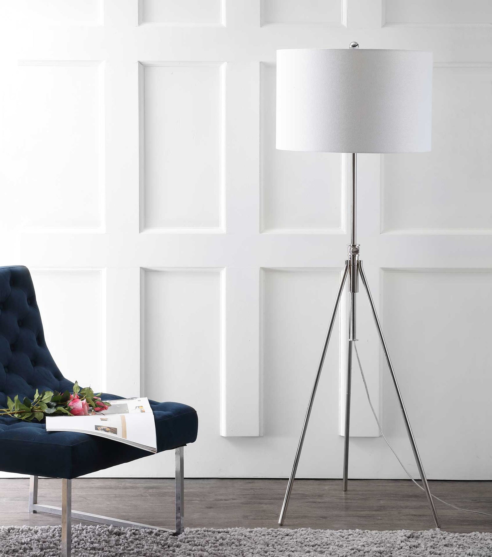 Cillian Floor Lamp Nickel