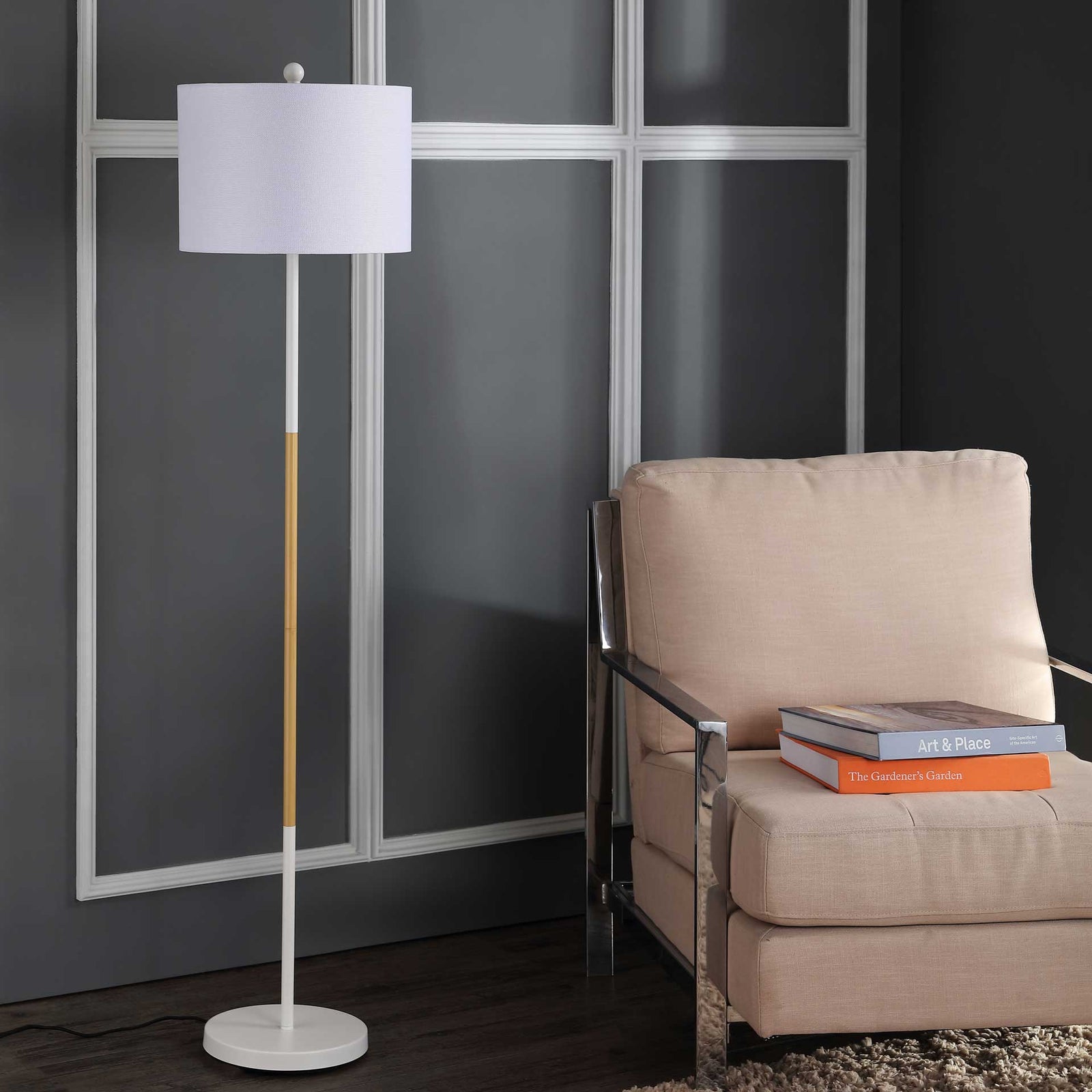 Medora Floor Lamp White
