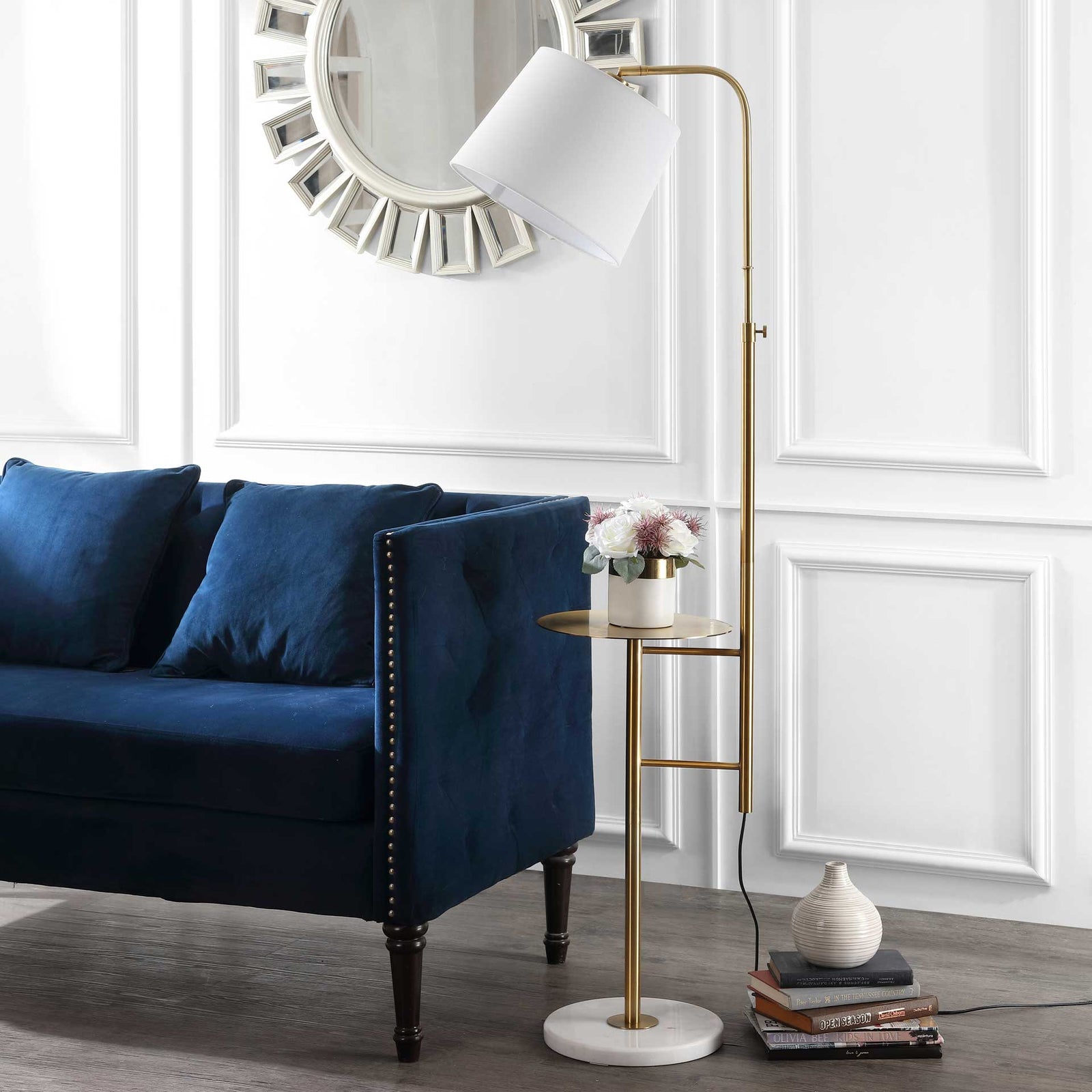 Sonam Floor Lamp Brass Gold