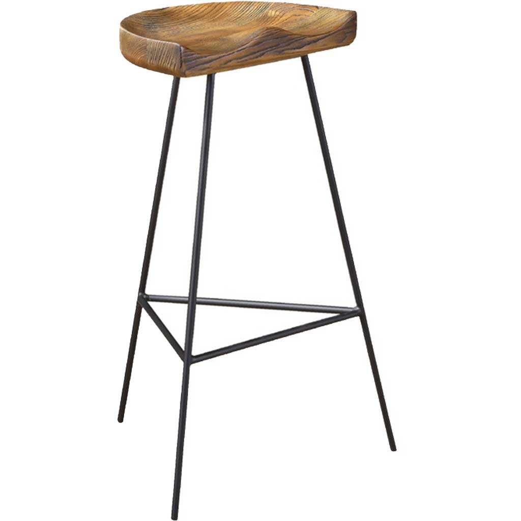 Stylish Wood Counter Stool