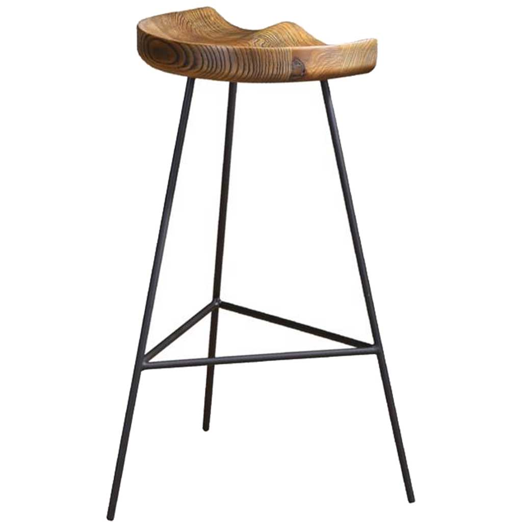Stylish Wood Counter Stool