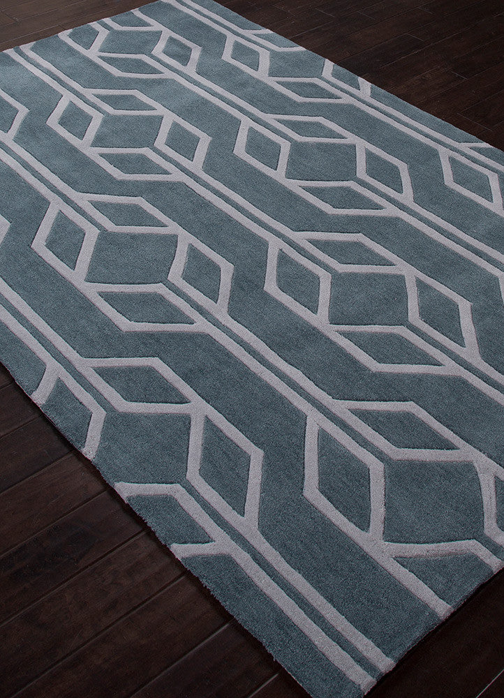 Fusion Brant Provincial Blue/Belgian Block Area Rug