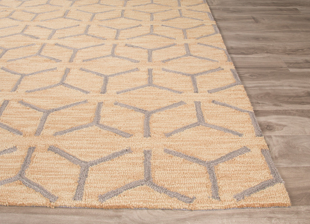 Fusion Thorton Yellow/Beige Area Rug