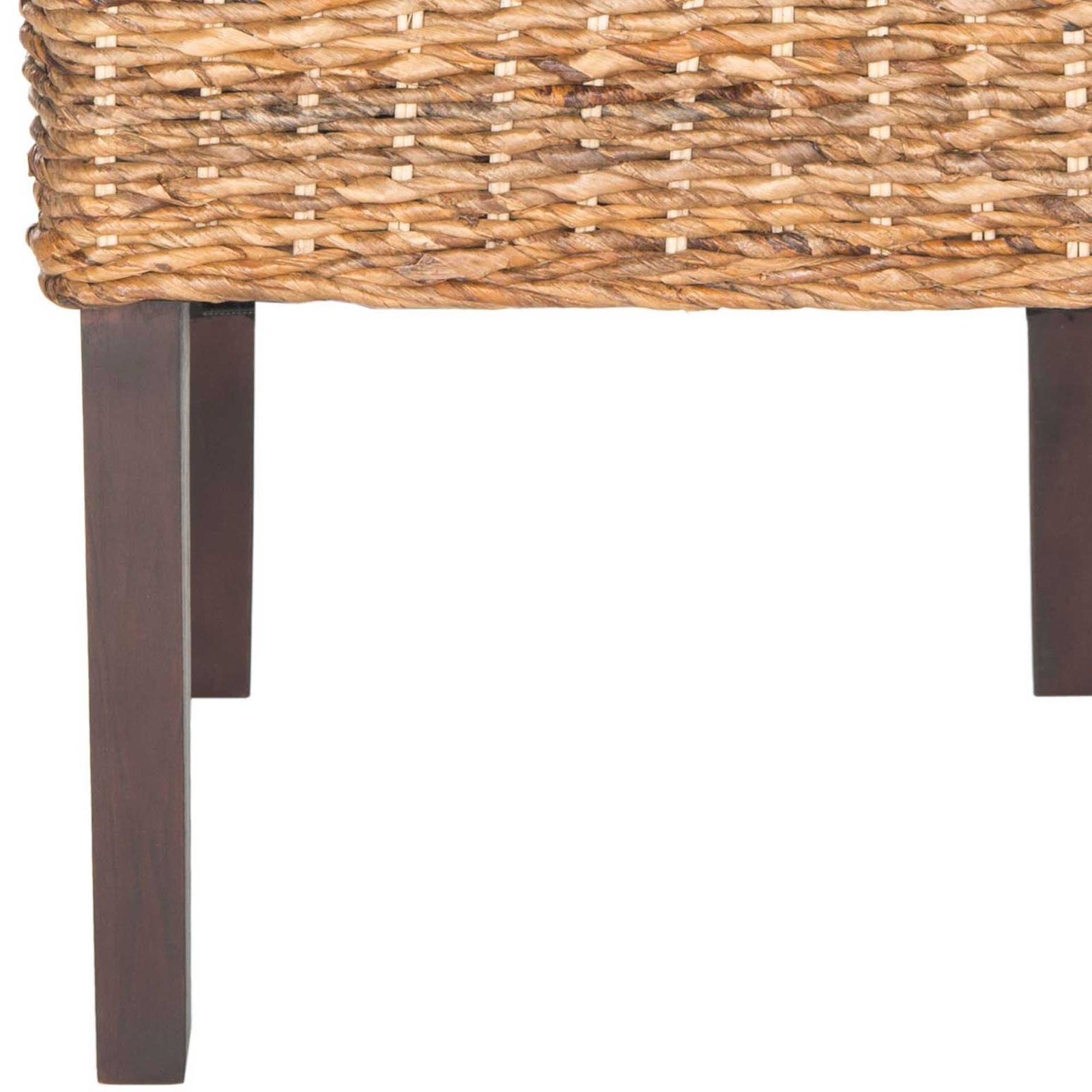 Bahati Side Chair Natural/Dark Brown (Set of 2)