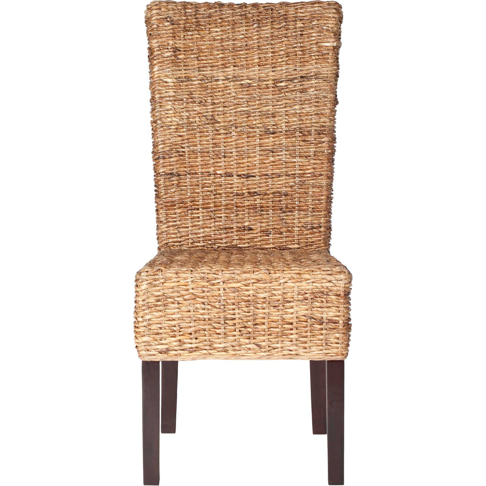 Kisii Rattan Side Chair Natural/Dark Brown (Set of 2)