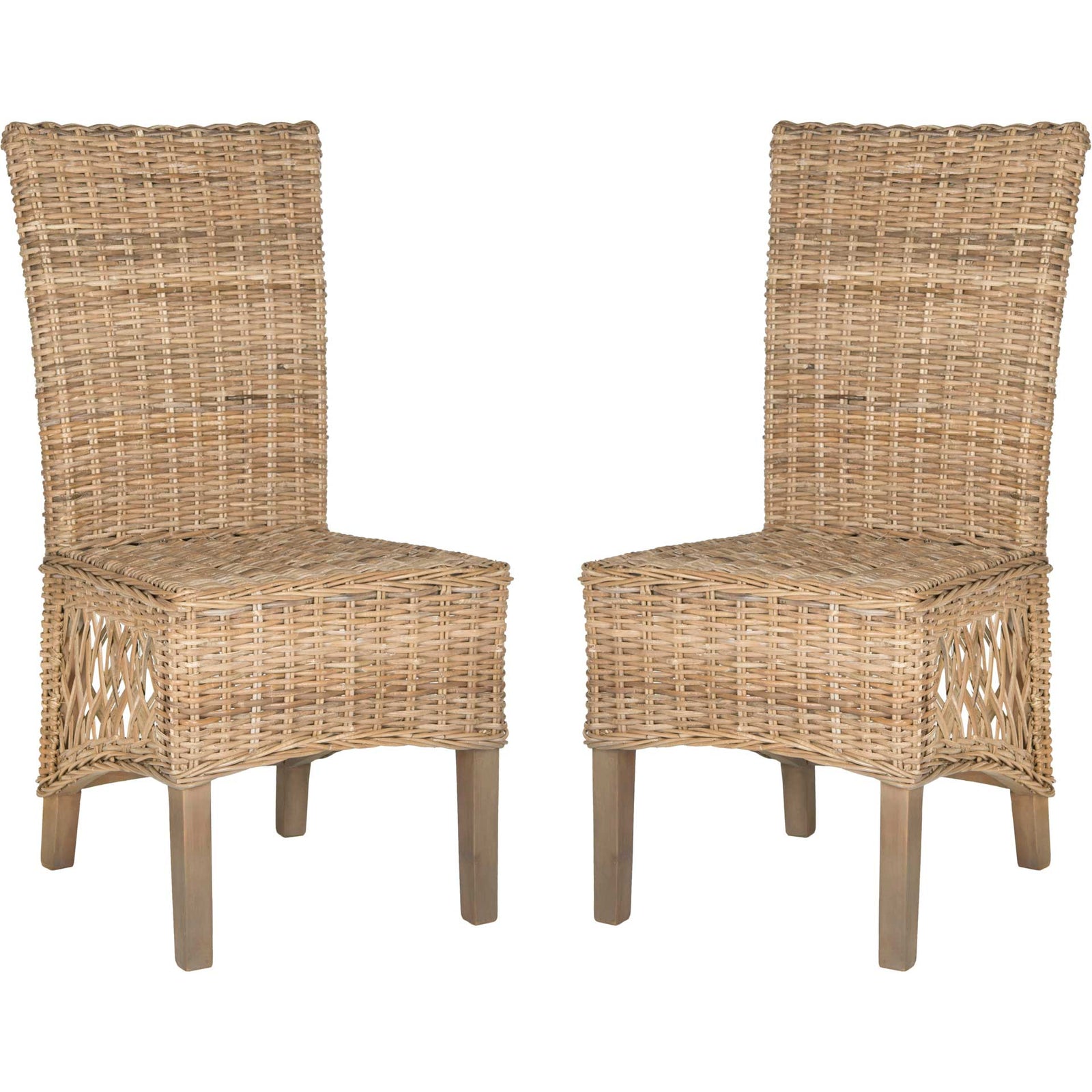 Sublime Rattan Side Chair Natural (Set of 2)