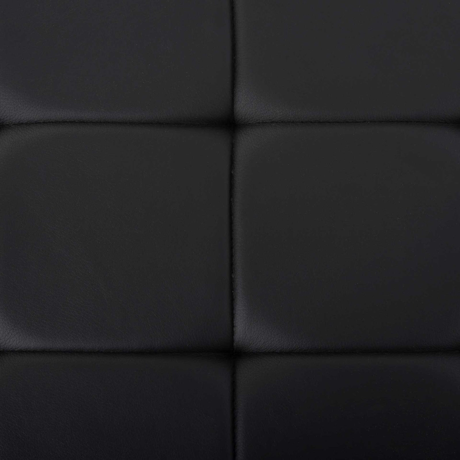 Mingle Ottoman Black/Chrome