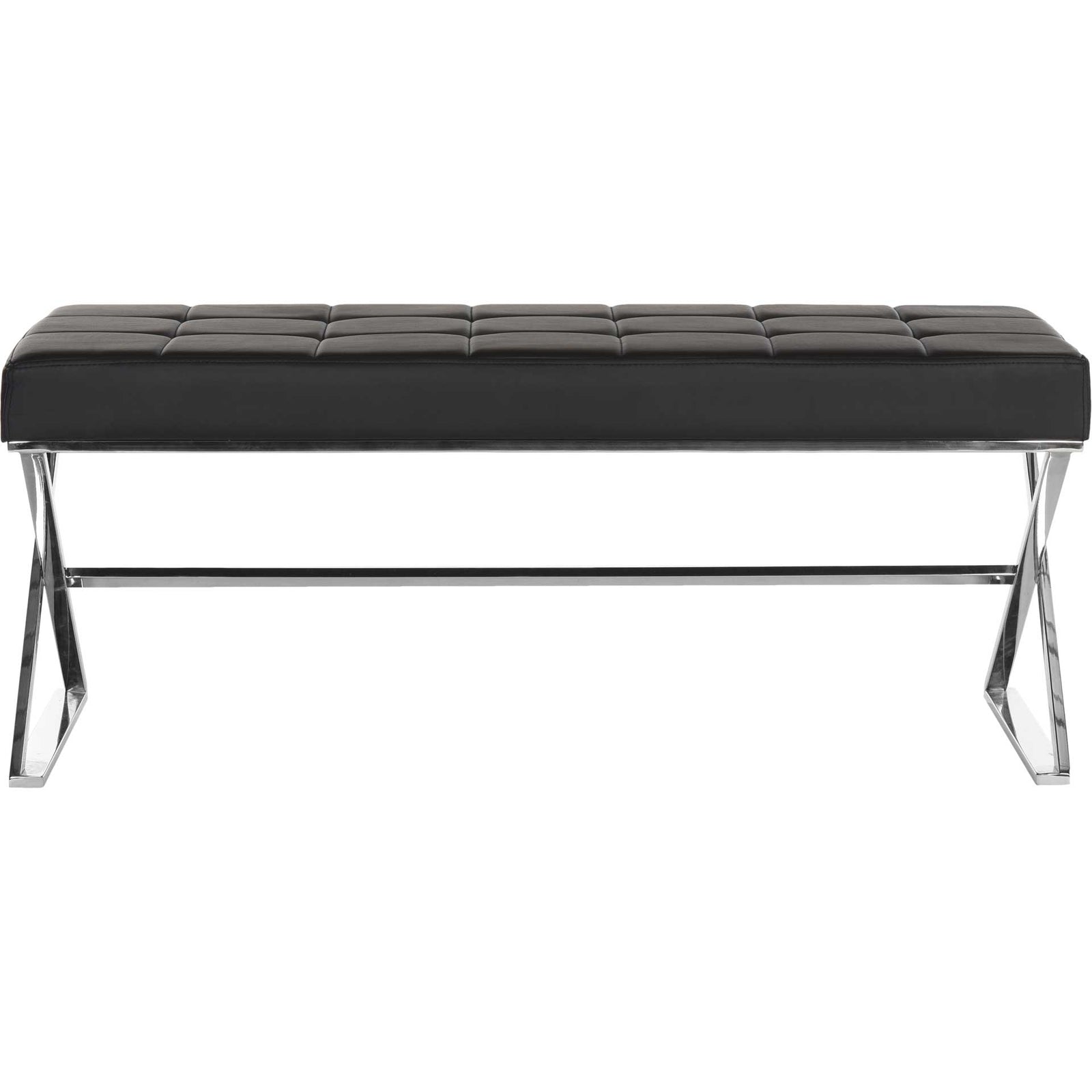 Mingle Bench Black/Chrome