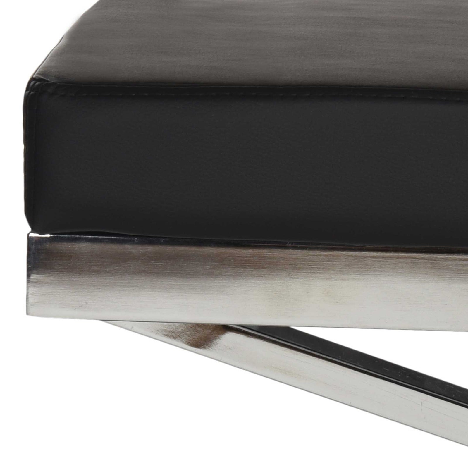 Achilles Bench Black/Silver/Chrome