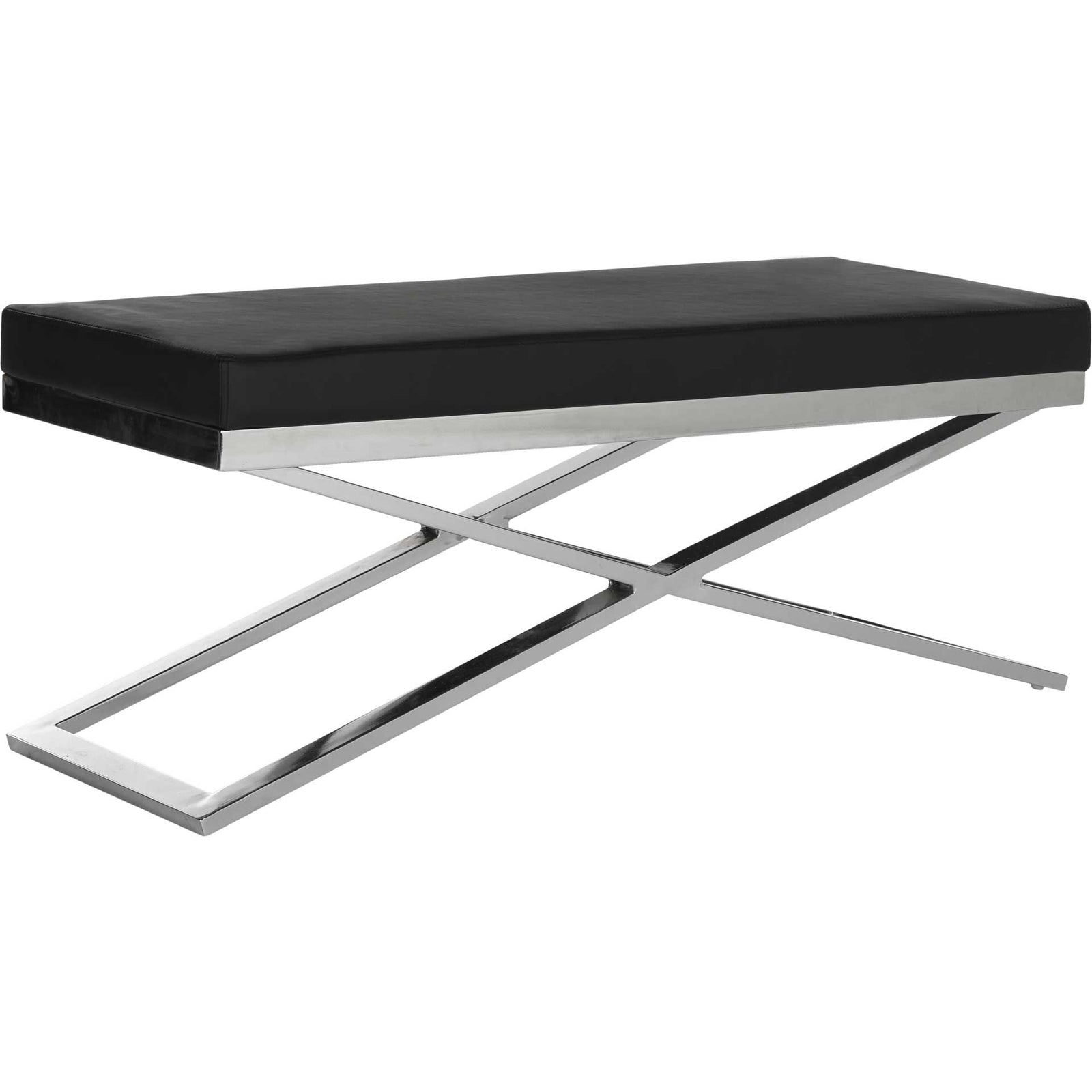 Achilles Bench Black/Silver/Chrome