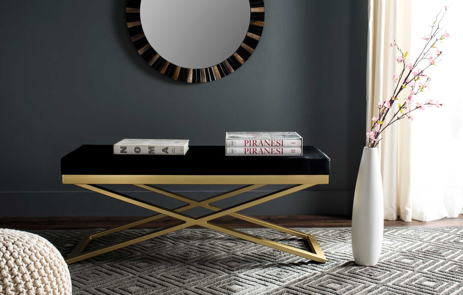 Achilles Bench Black/Gold