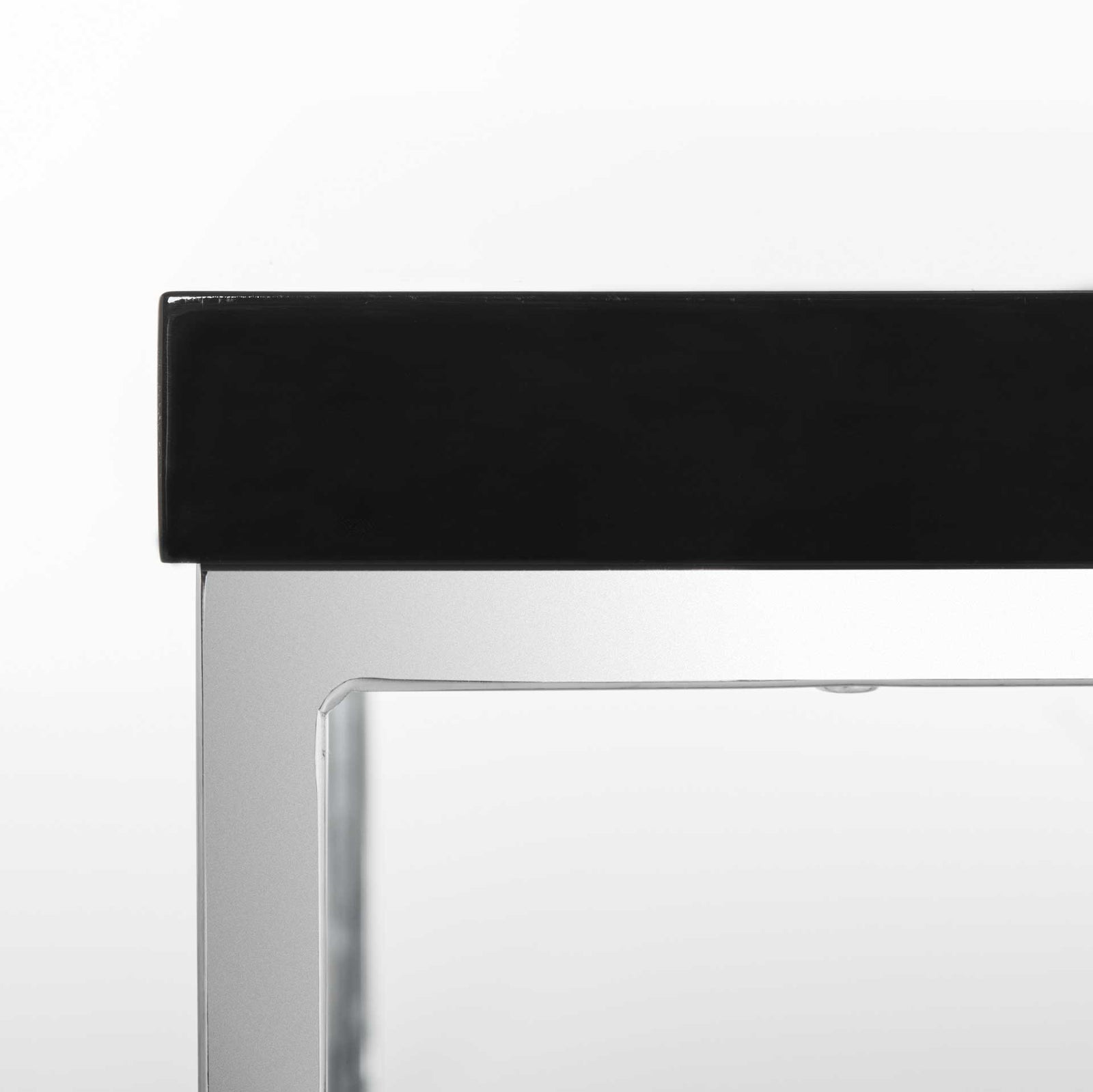 Mark Chrome High Gloss Coffee Table Black/Chrome