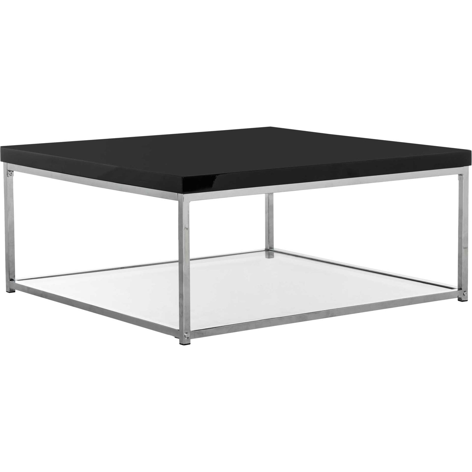 Mark Chrome High Gloss Coffee Table Black/Chrome