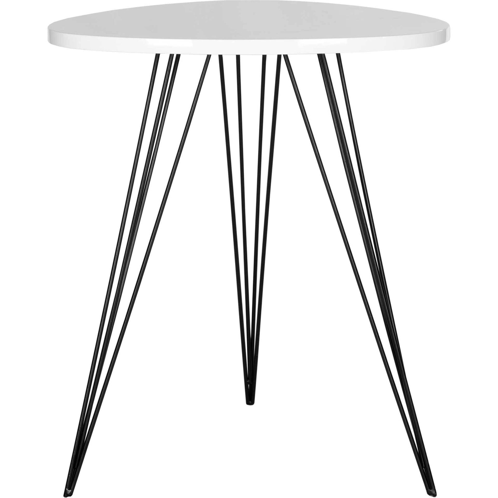 Woltan Lacquer Side Table White
